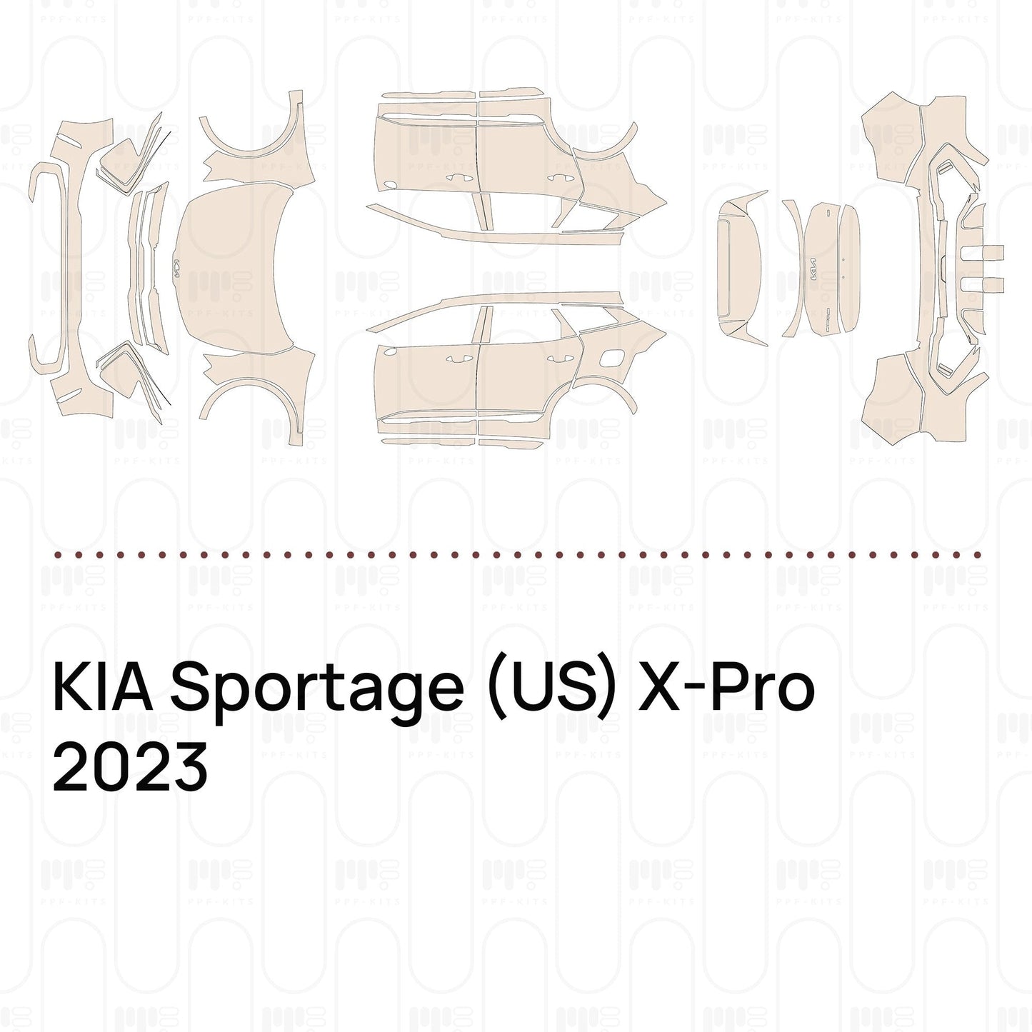 Pre-CutPPFKIASportage(US)X-Pro2023