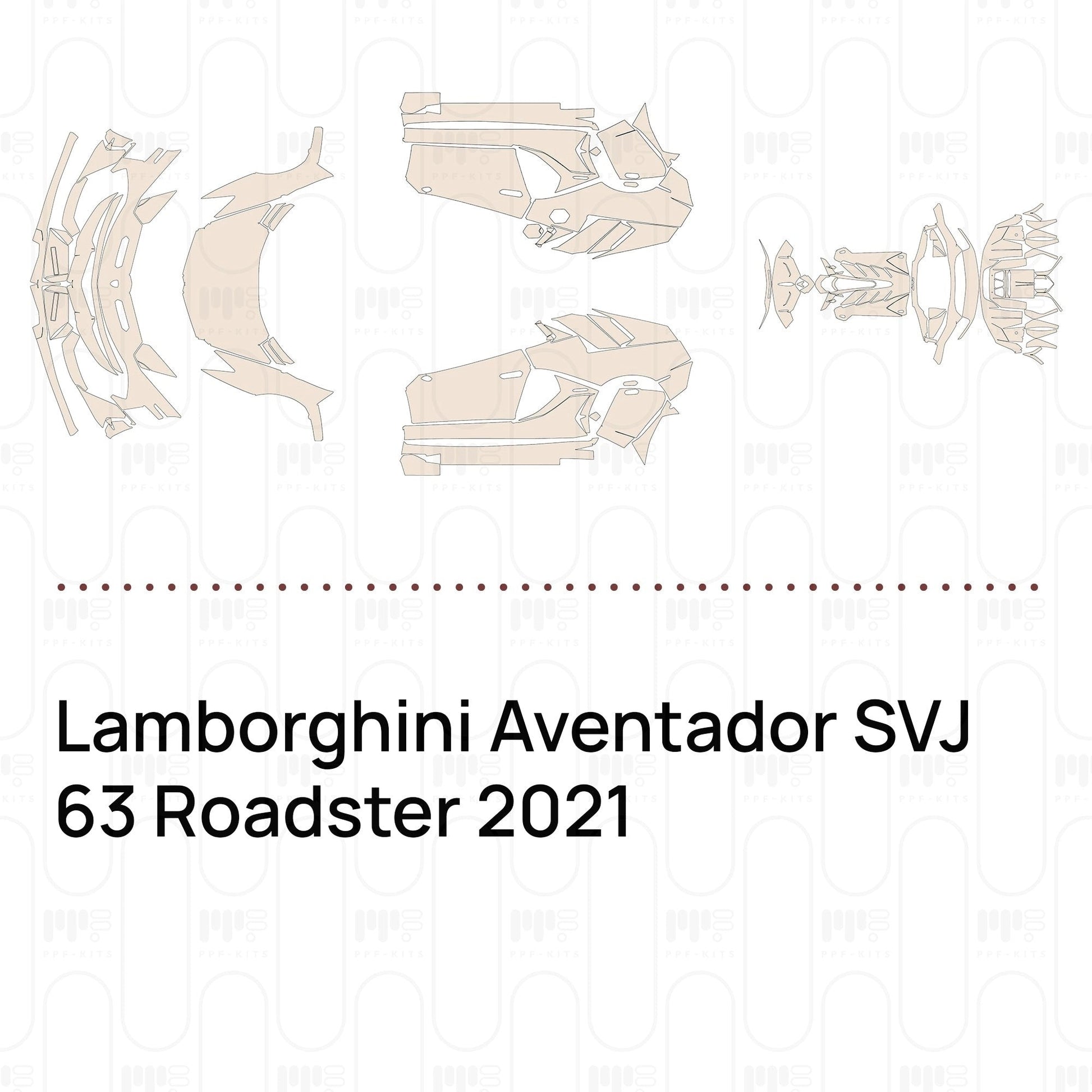 Pre-CutPPFLamborghiniAventadorSVJ63Roadster2021
