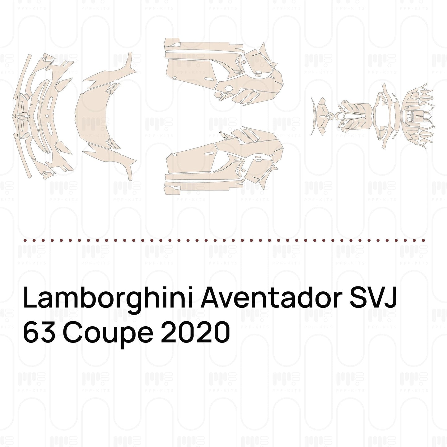 Pre-CutPPFLamborghiniAventadorSVJ63Coupe2020