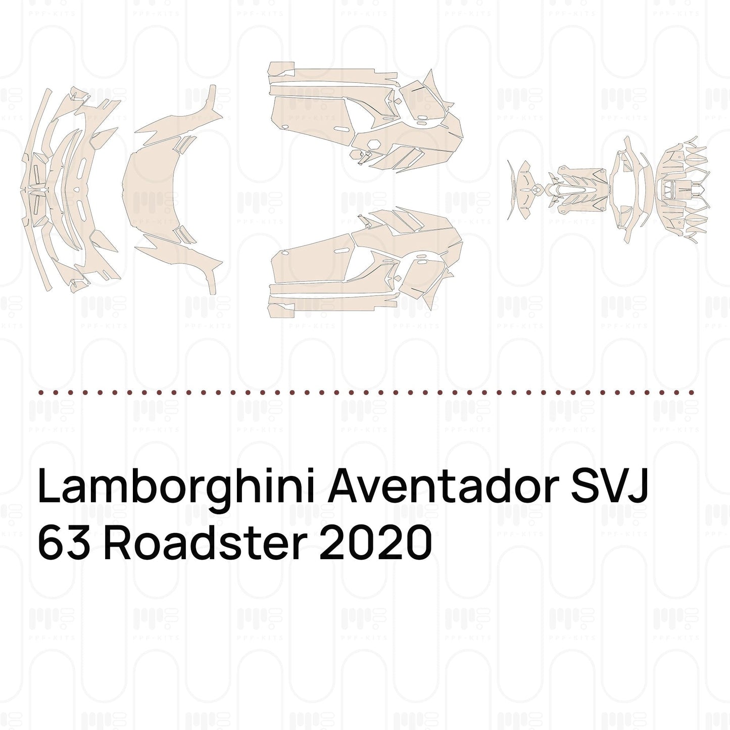 Pre-CutPPFLamborghiniAventadorSVJ63Roadster2020