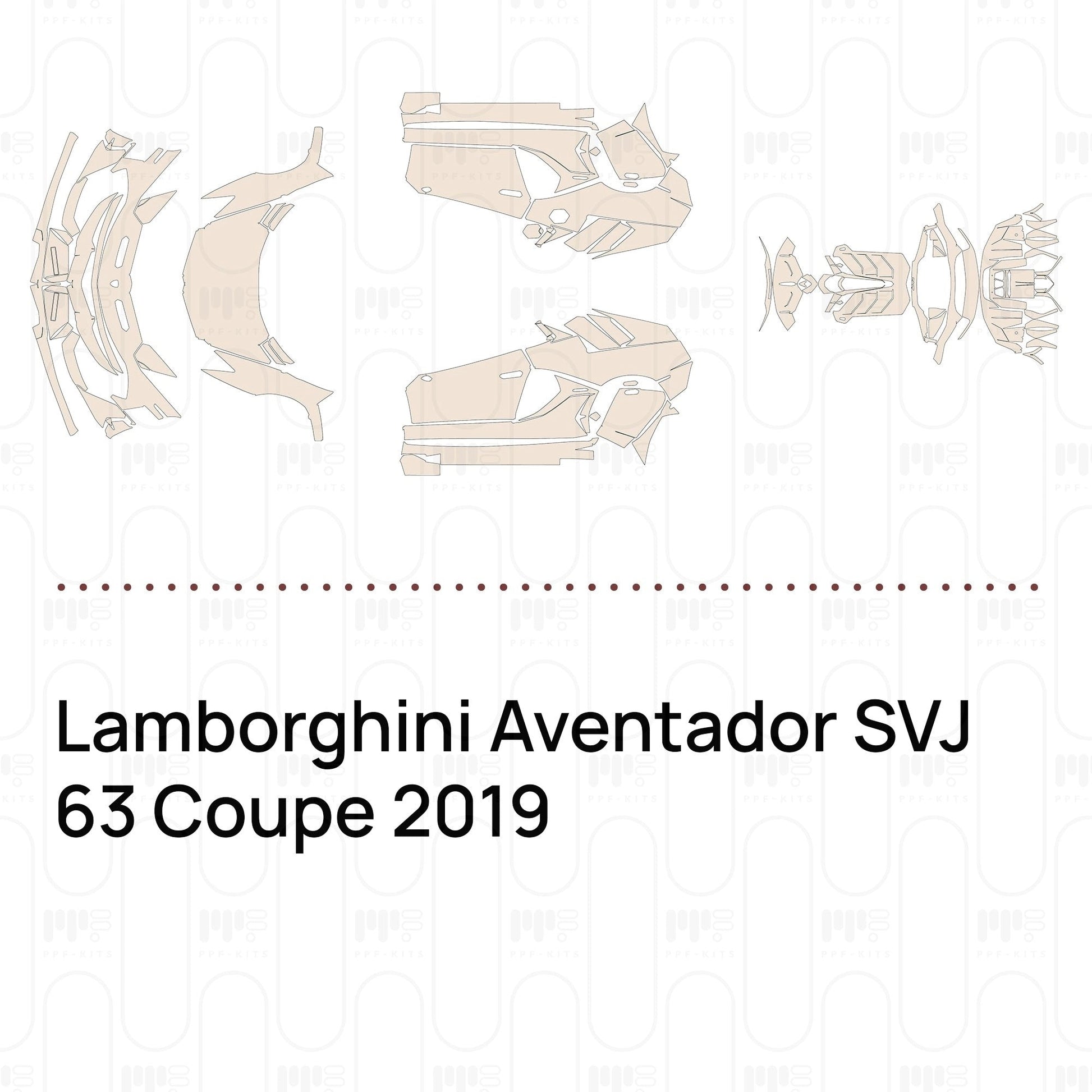 Pre-CutPPFLamborghiniAventadorSVJ63Coupe2019