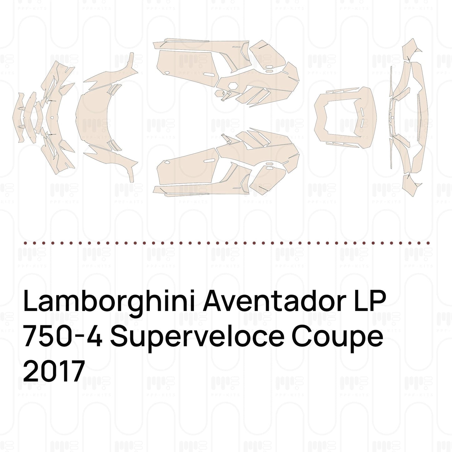 Pre-CutPPFLamborghiniAventadorLP750-4SuperveloceCoupe2017