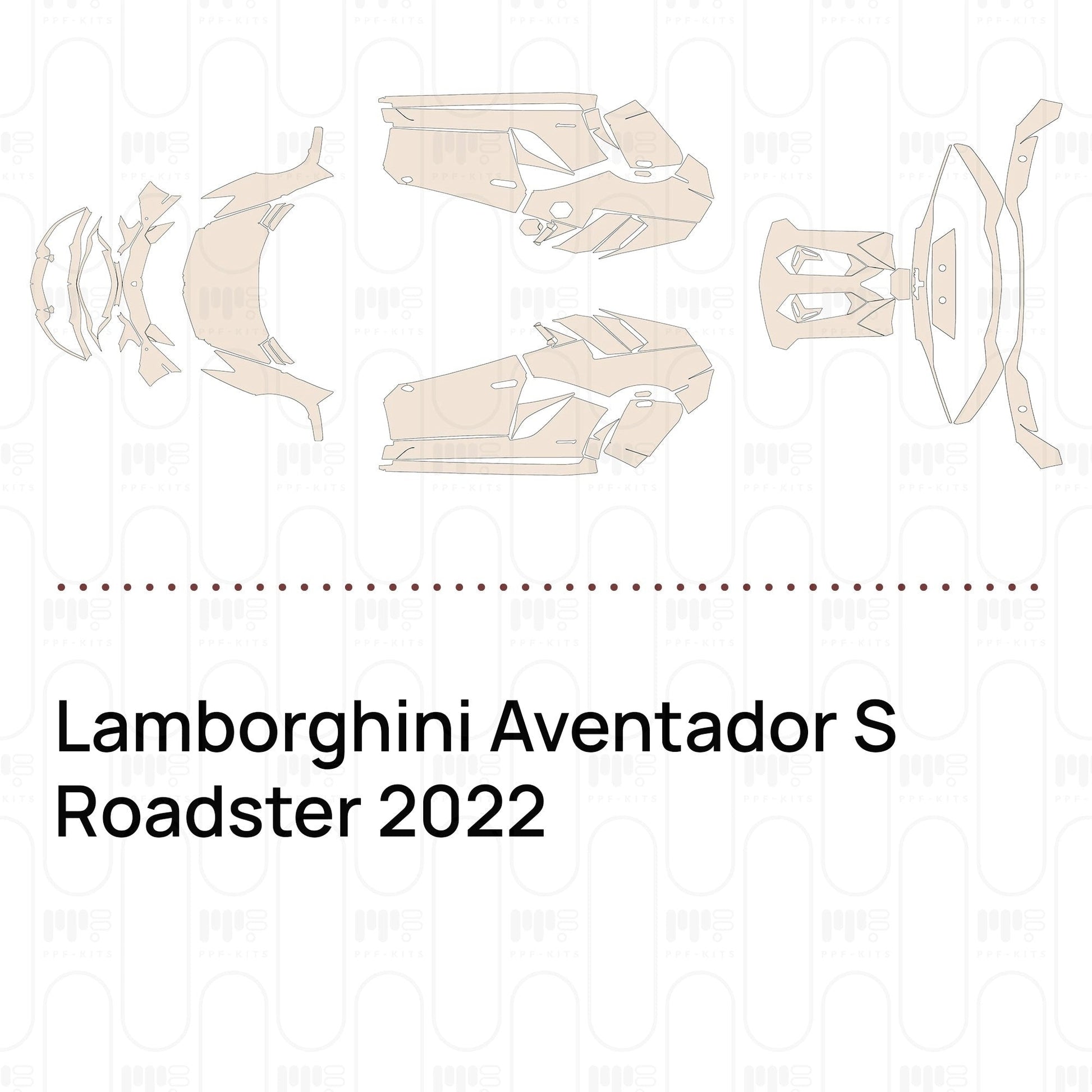 Pre-CutPPFLamborghiniAventadorSRoadster2022