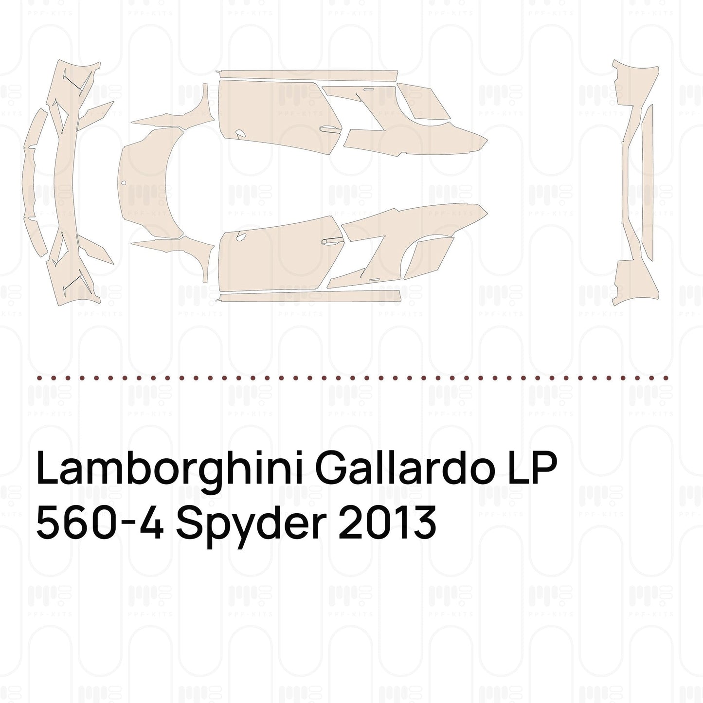 Pre-CutPPFLamborghiniGallardoLP560-4Spyder2013