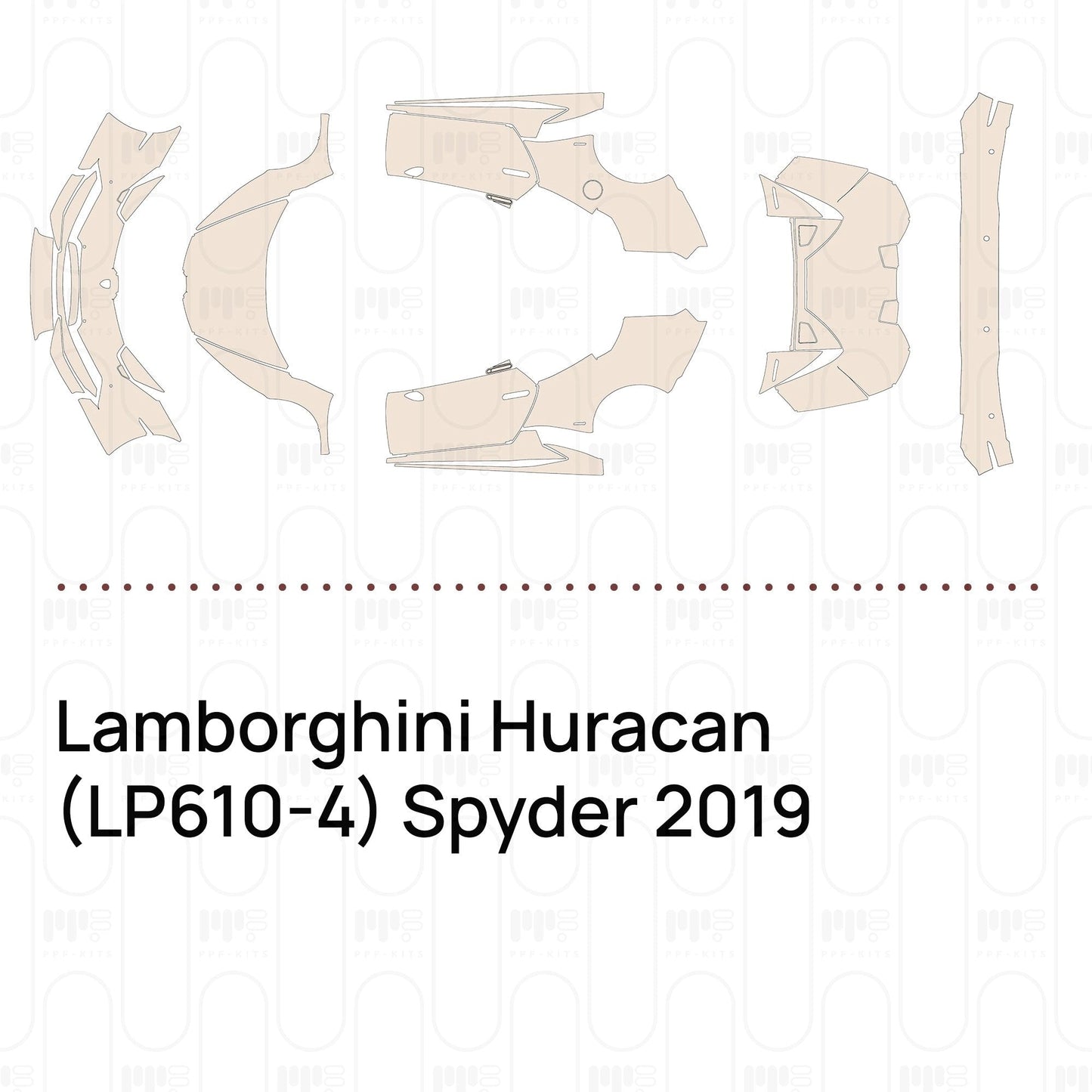 Pre-CutPPFLamborghiniHuracan(LP610-4)Spyder2019