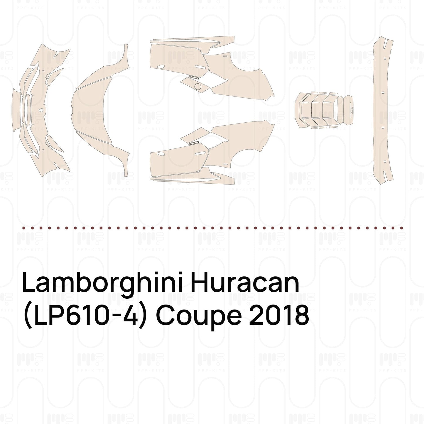 Pre-CutPPFLamborghiniHuracan(LP610-4)Coupe2018