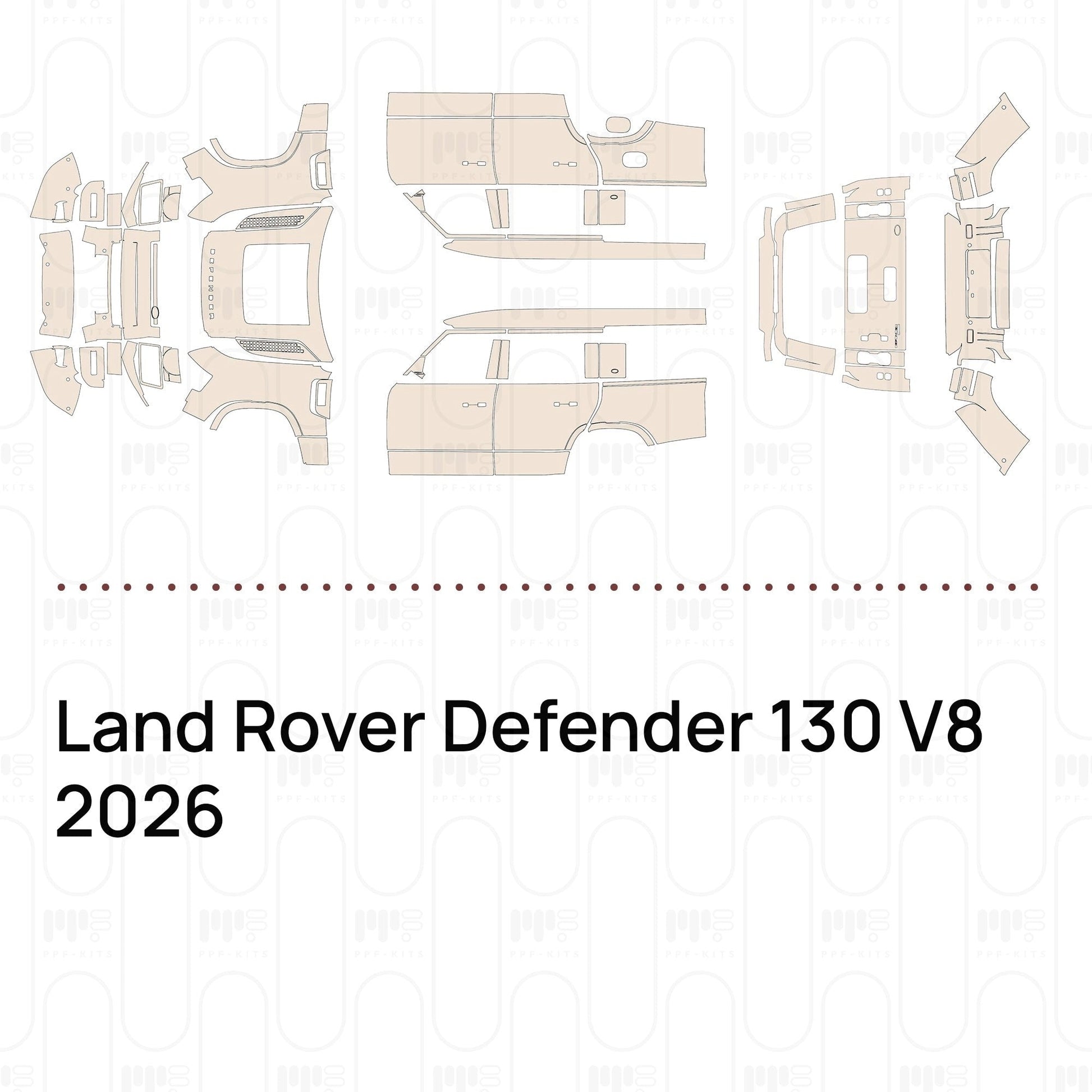 Pre-CutPPFLandRoverDefender130V82026