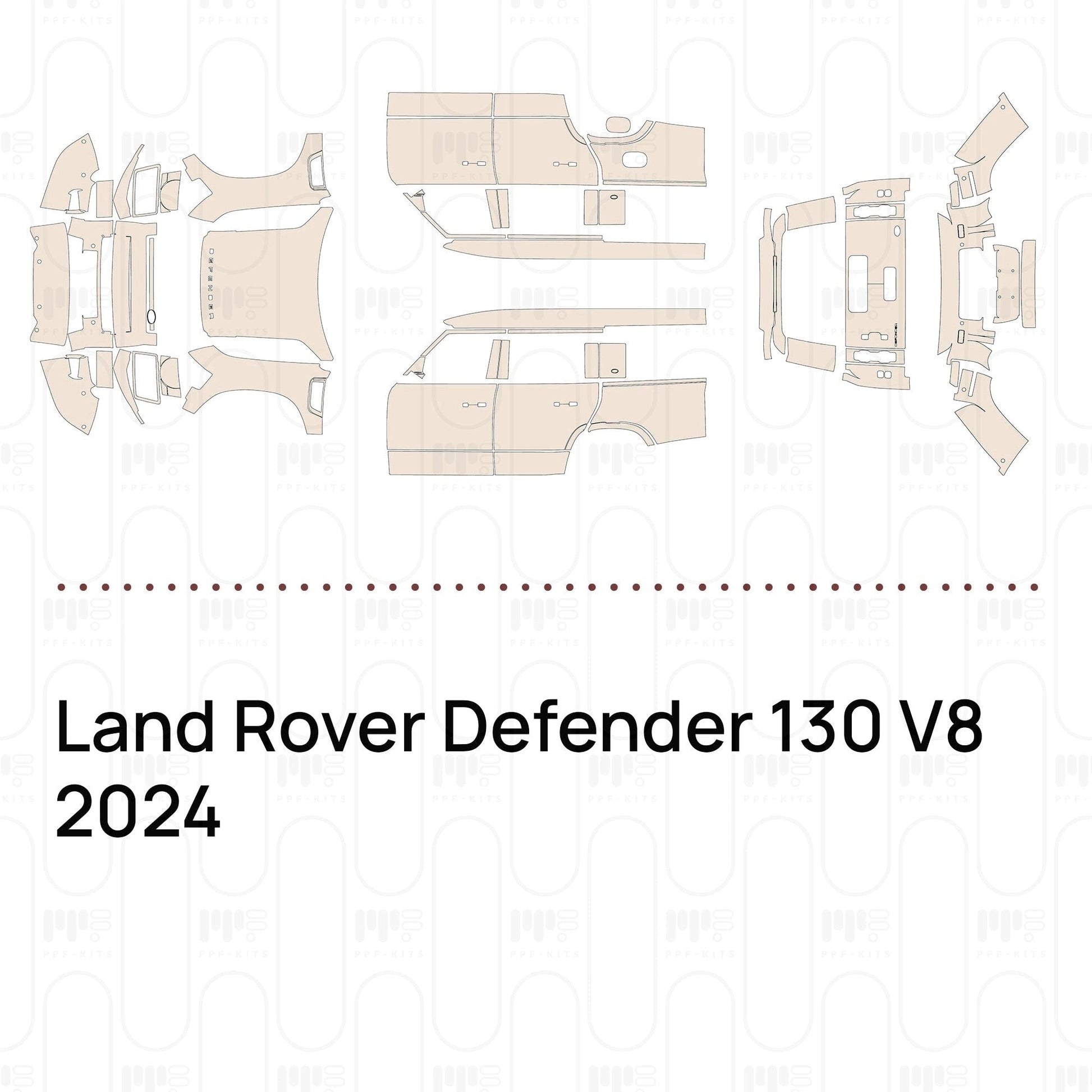 Pre-CutPPFLandRoverDefender130V82024