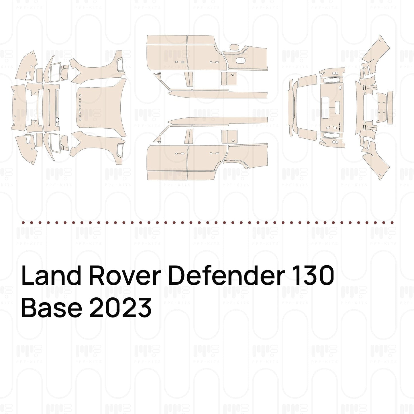 Pre-CutPPFLandRoverDefender130Base2023