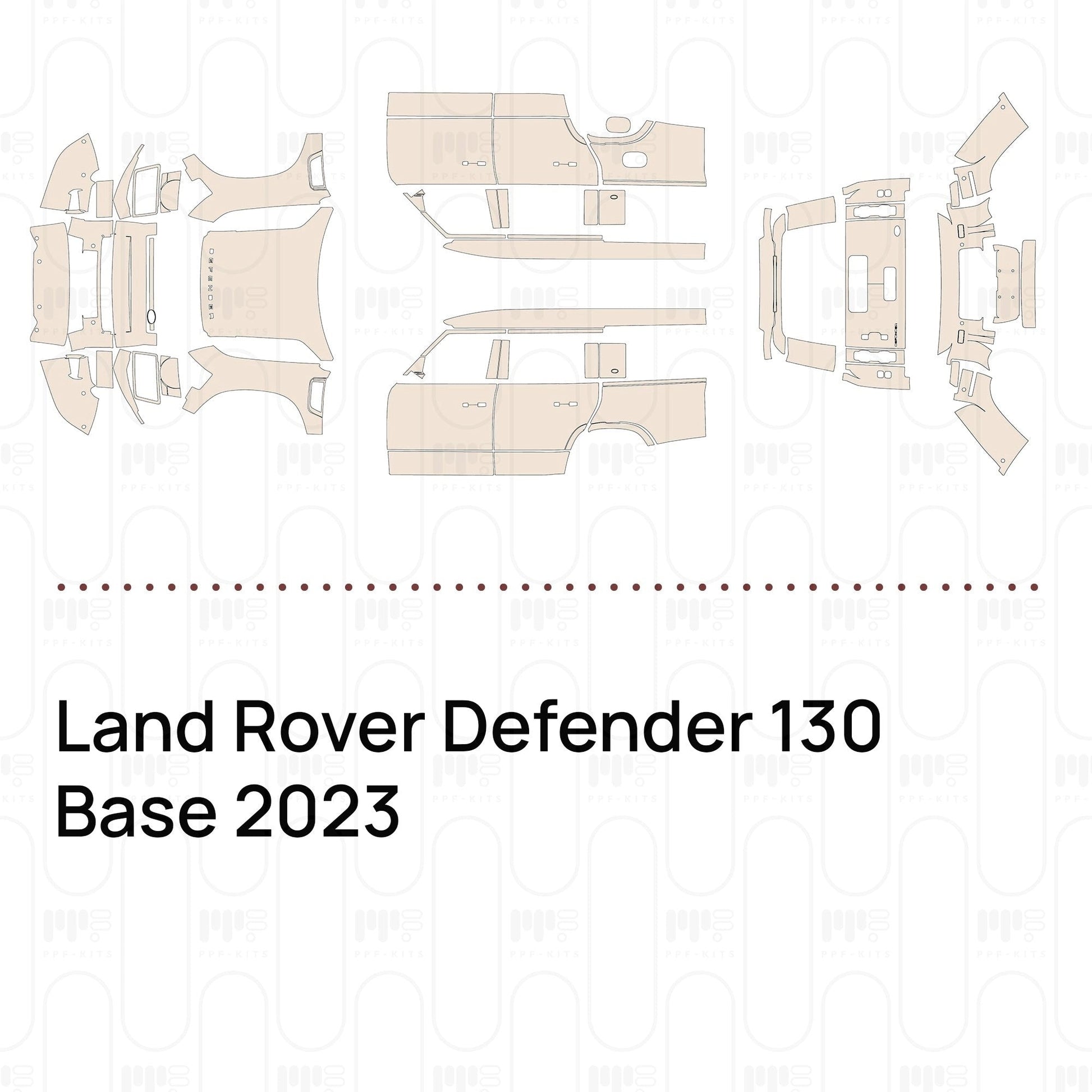 Pre-CutPPFLandRoverDefender130Base2023