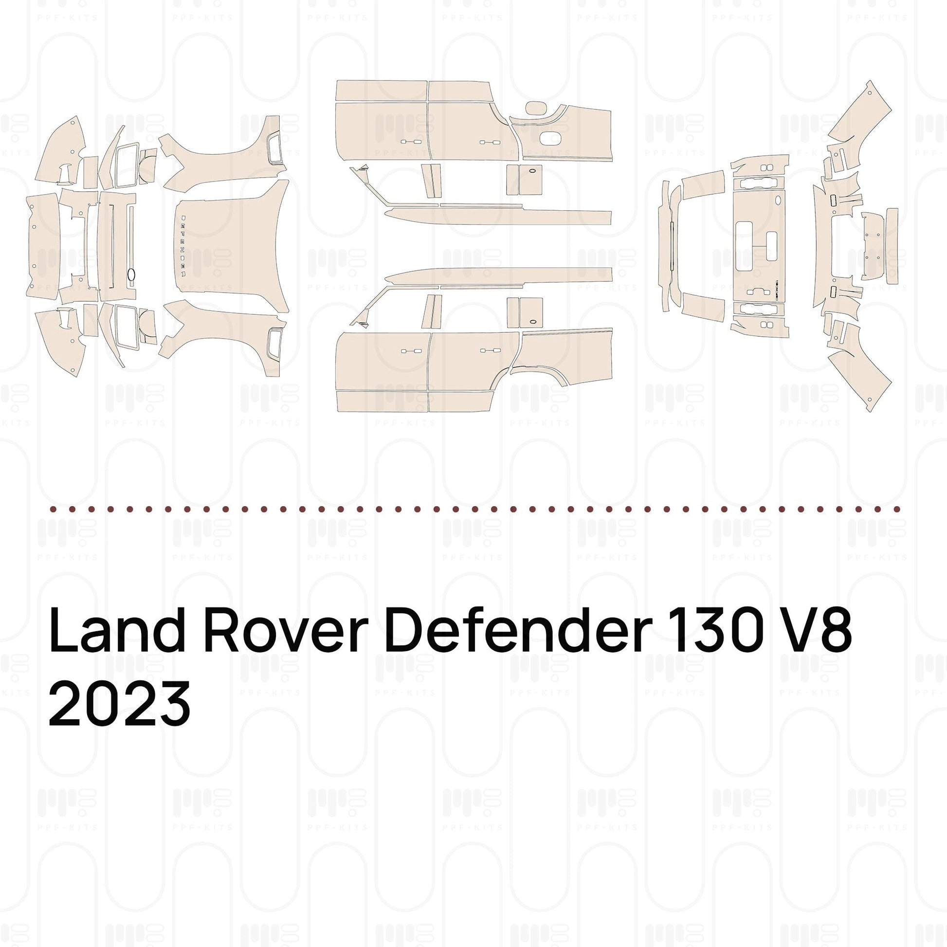 Pre-CutPPFLandRoverDefender130V82023