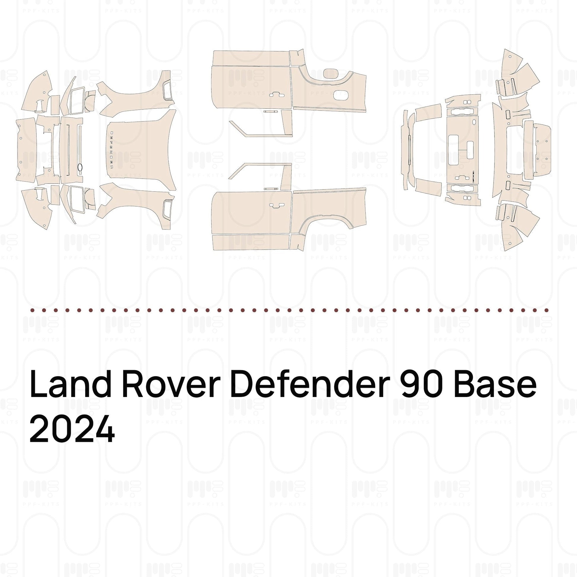 Pre-CutPPFLandRoverDefender90Base2024