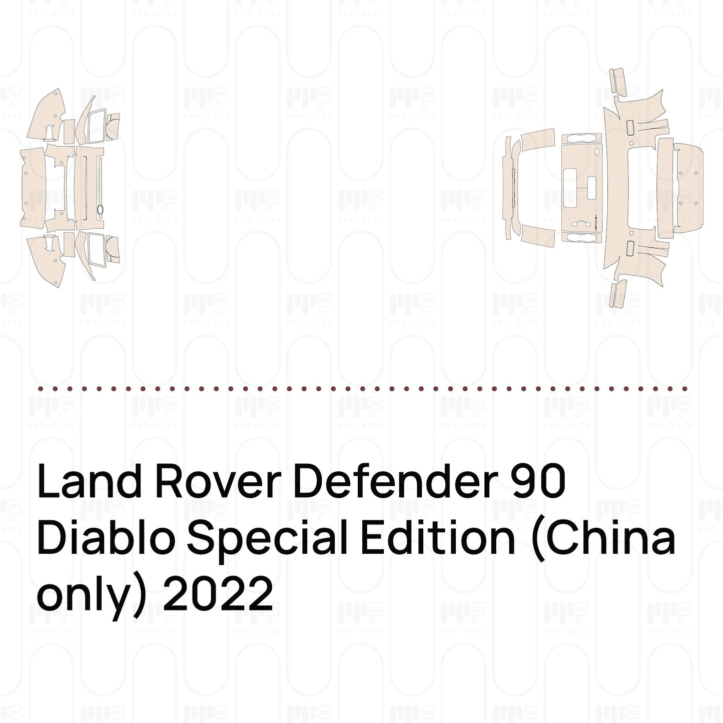 Pre-CutPPFLandRoverDefender90DiabloSpecialEdition(Chinaonly)2022