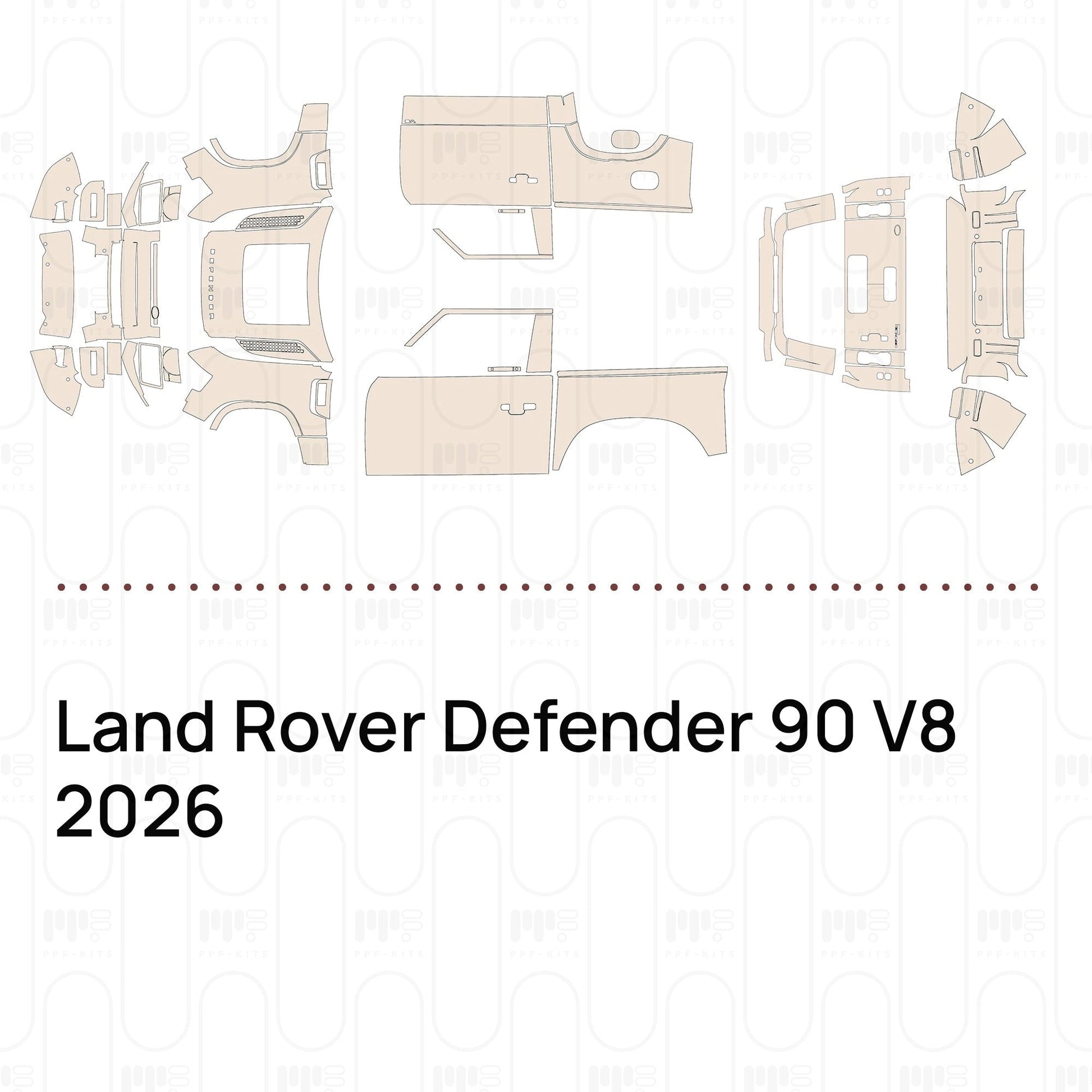 Pre-CutPPFLandRoverDefender90V82026