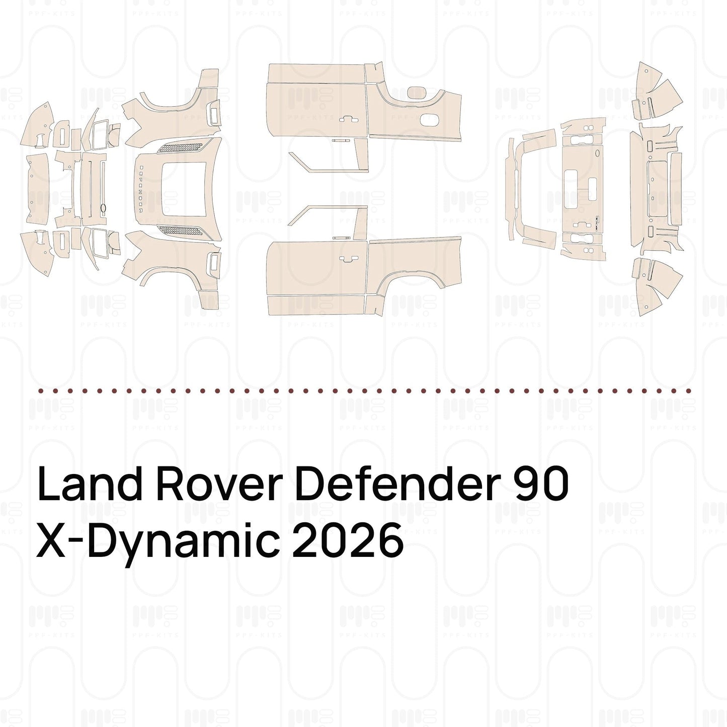Pre-CutPPFLandRoverDefender90X-Dynamic2026