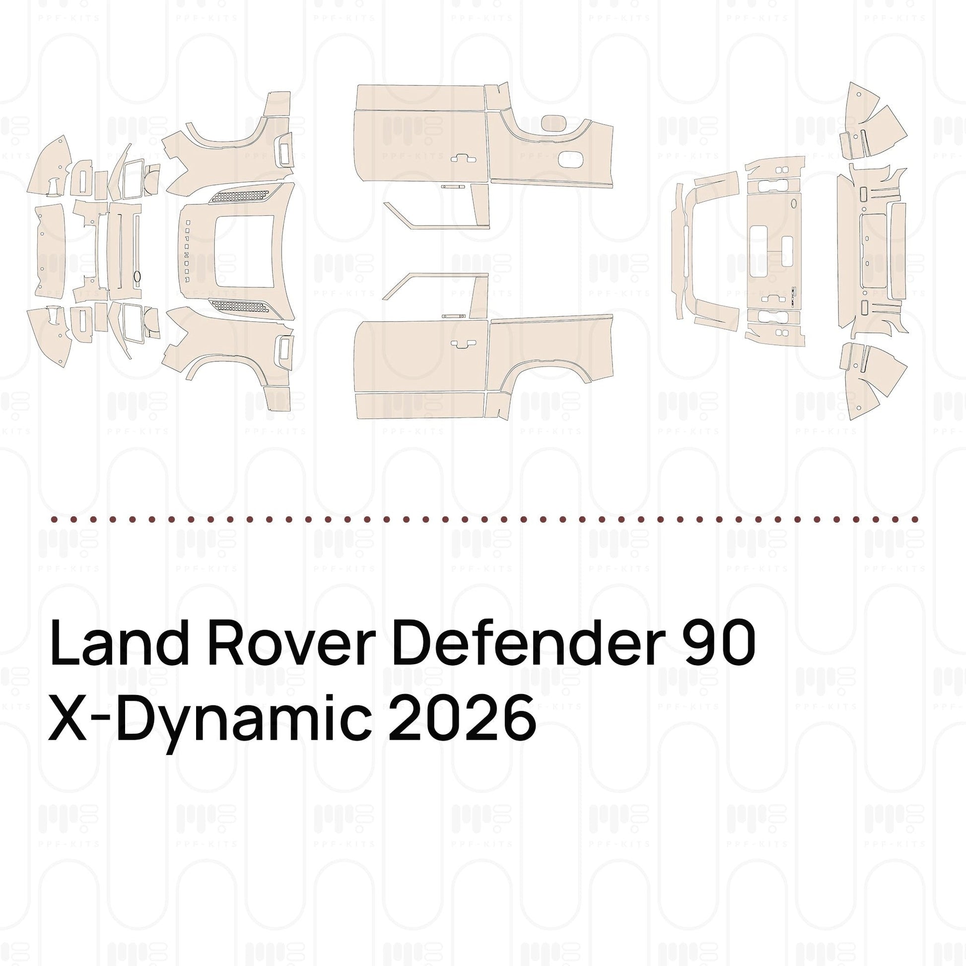 Pre-CutPPFLandRoverDefender90X-Dynamic2026
