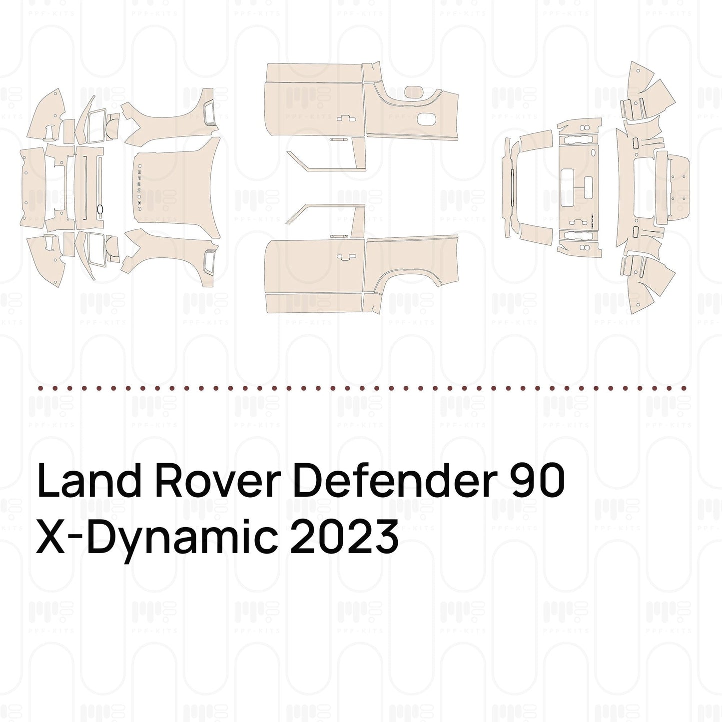 Pre-CutPPFLandRoverDefender90X-Dynamic2023