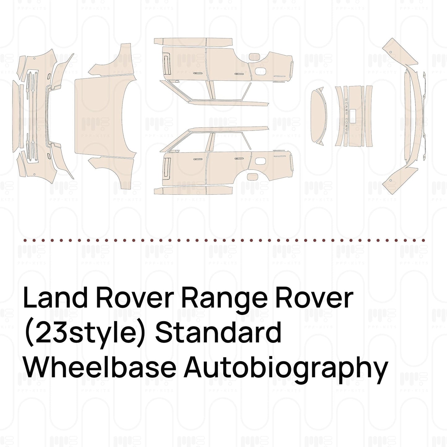 Pre-CutPPFLandRoverRangeRover(23style)StandardWheelbaseAutobiography2023