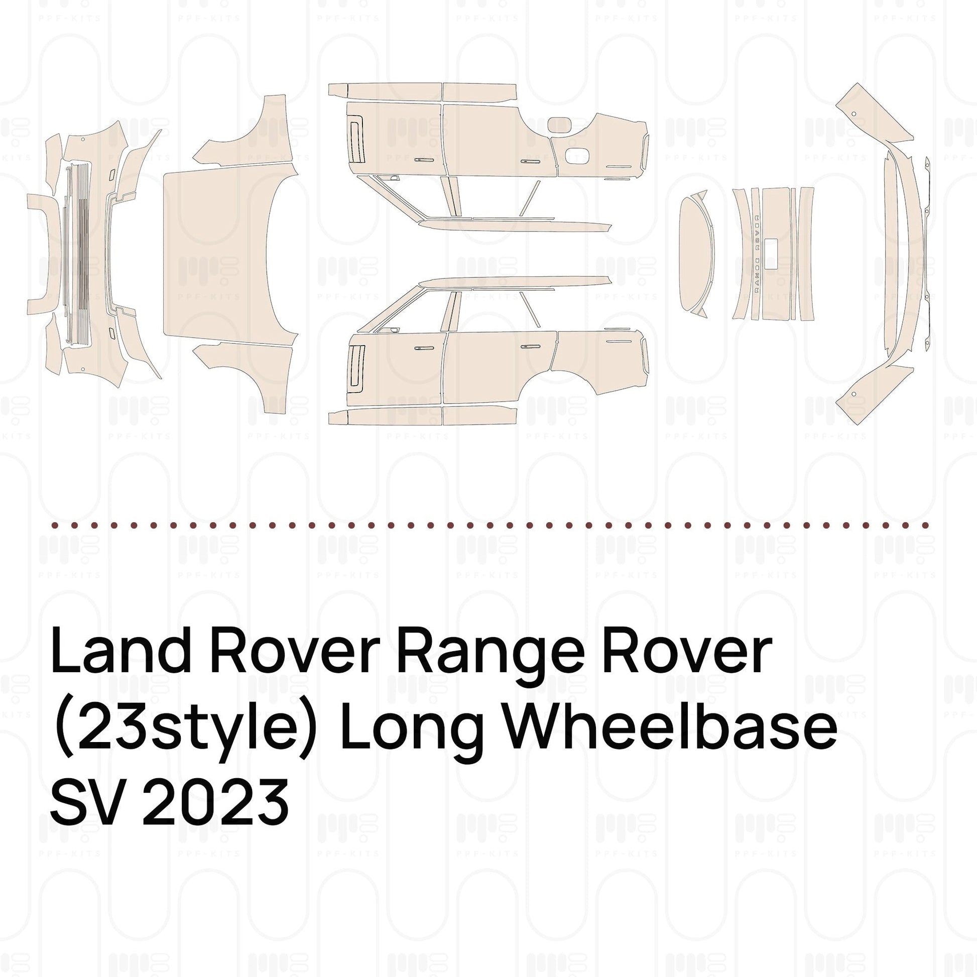 Pre-CutPPFLandRoverRangeRover(23style)LongWheelbaseSV2023