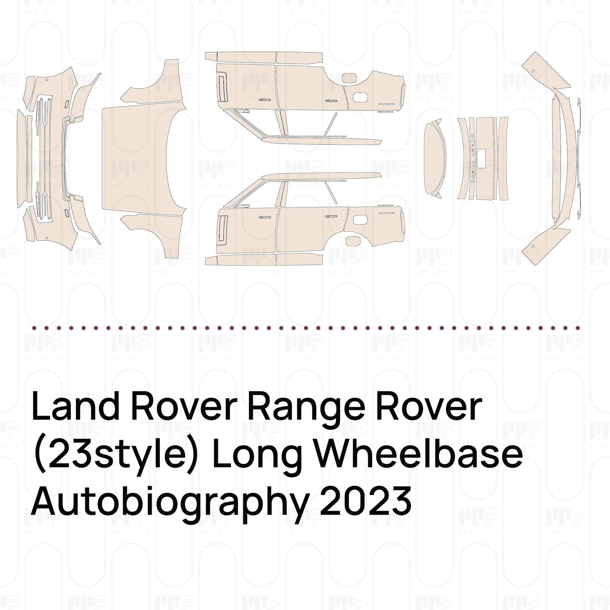 Pre-CutPPFLandRoverRangeRover(23style)LongWheelbaseAutobiography2023