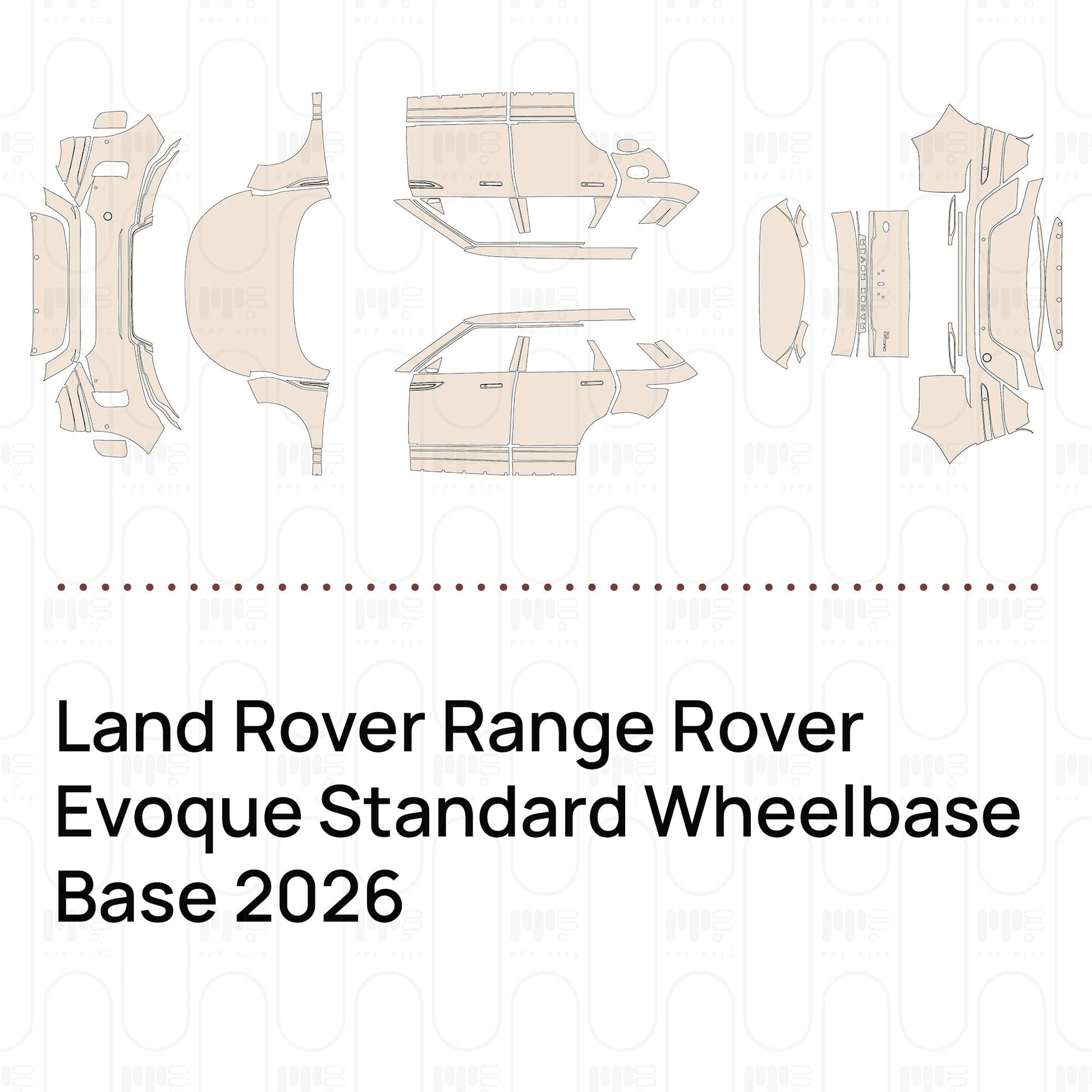 Pre-CutPPFLandRoverRangeRoverEvoqueStandardWheelbaseBase2026