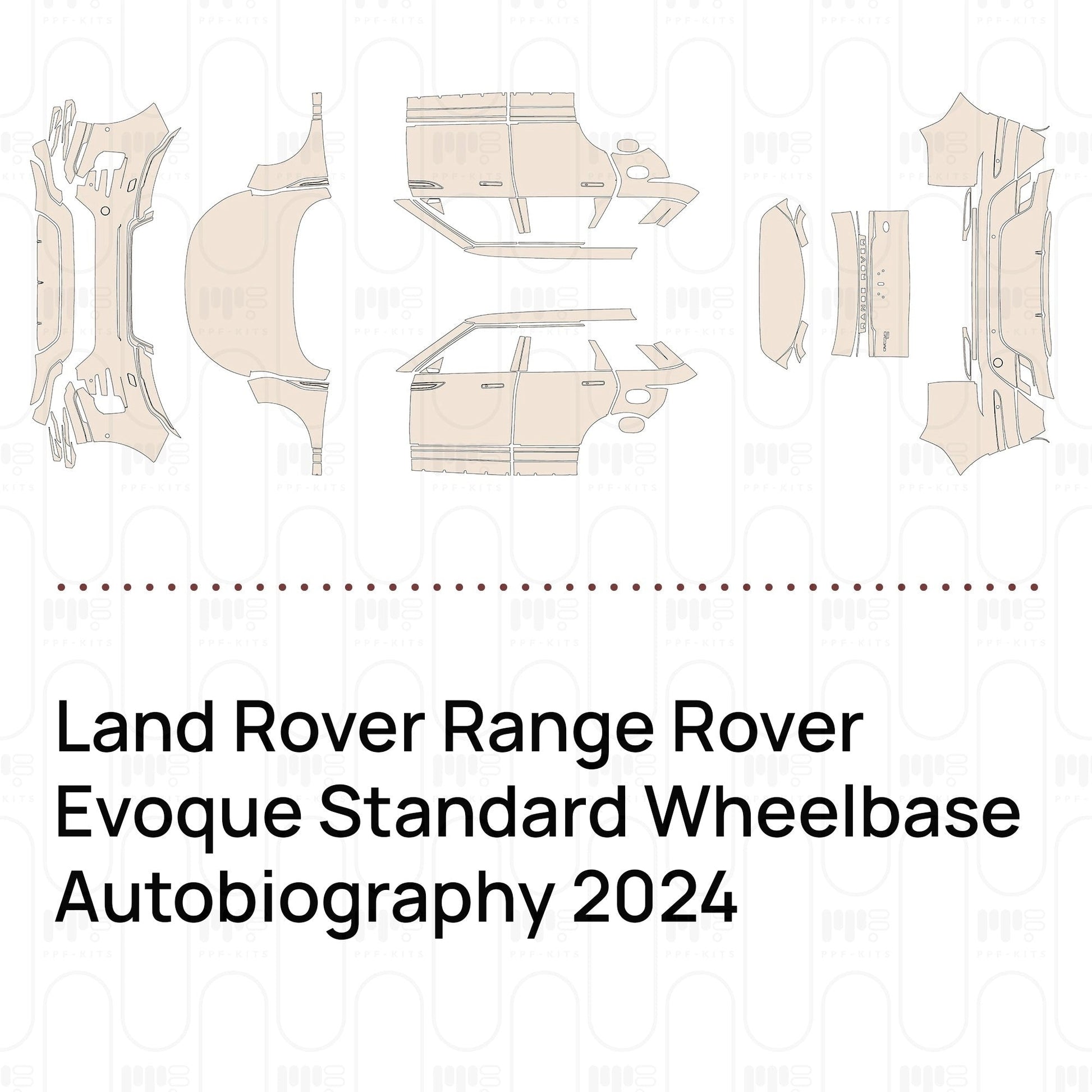 Pre-CutPPFLandRoverRangeRoverEvoqueStandardWheelbaseAutobiography2024