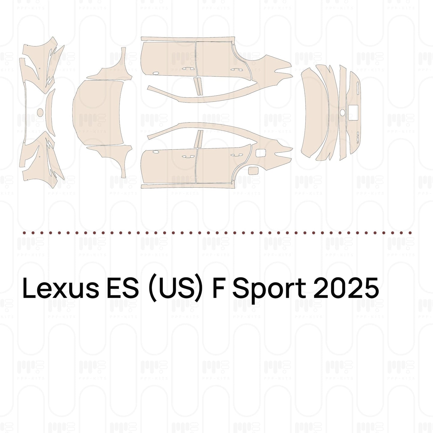Pre-CutPPFLexusES(US)FSport2025