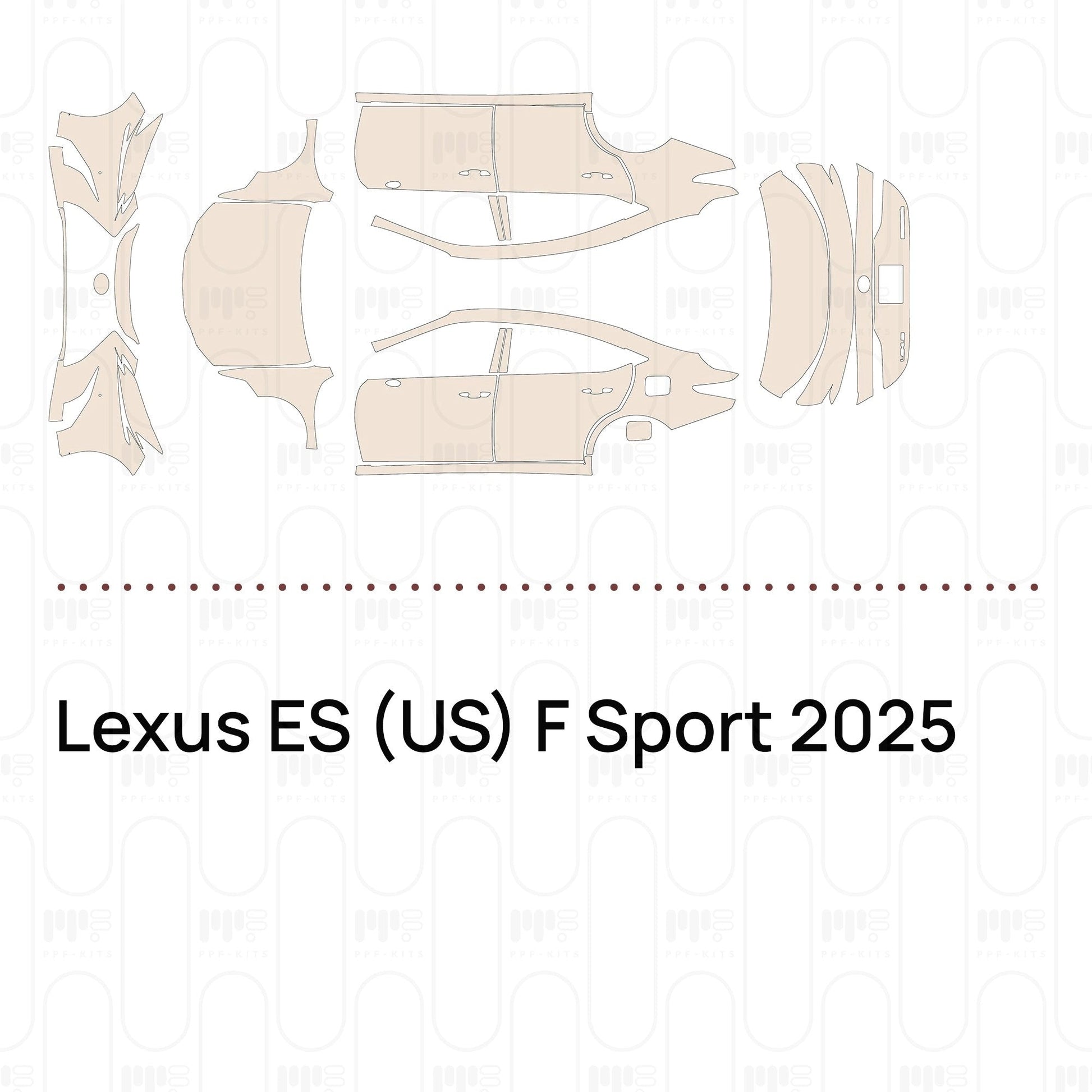 Pre-CutPPFLexusES(US)FSport2025
