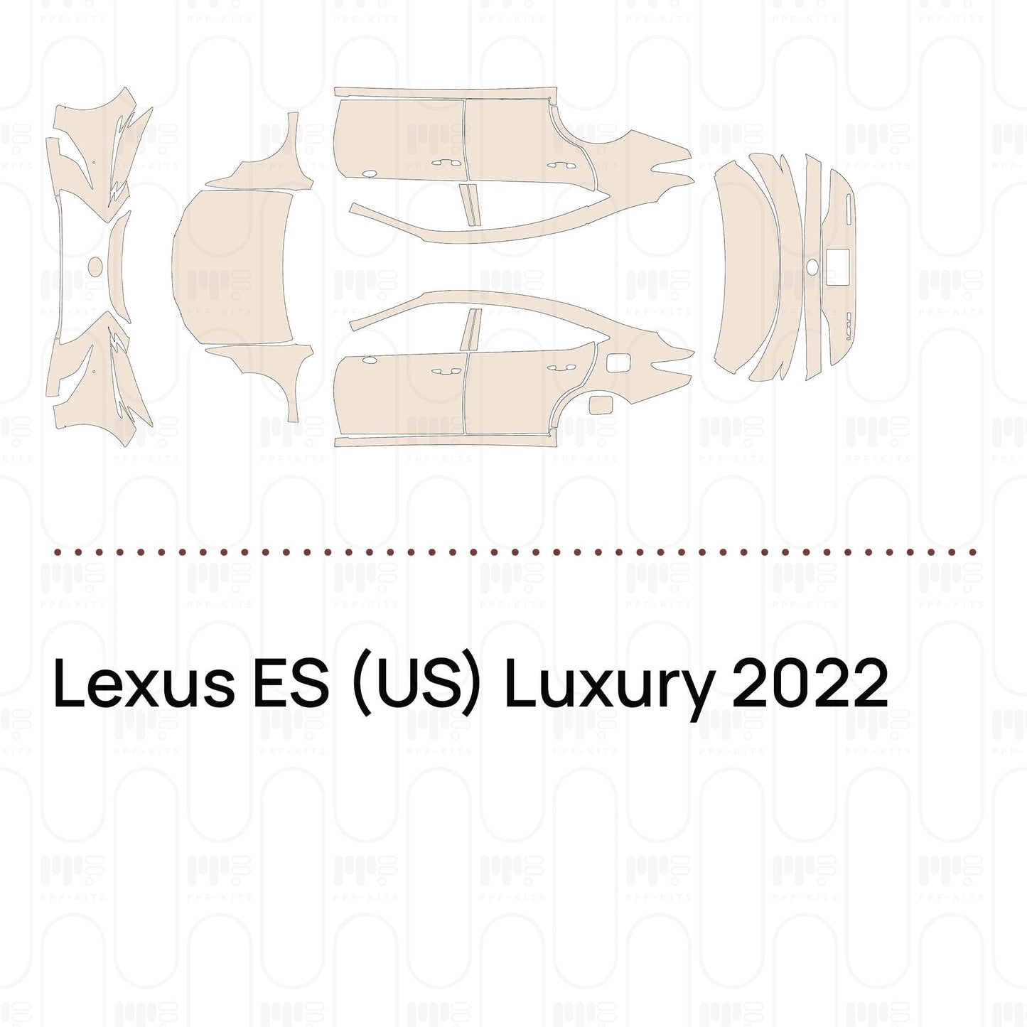 Pre-CutPPFLexusES(US)Luxury2022