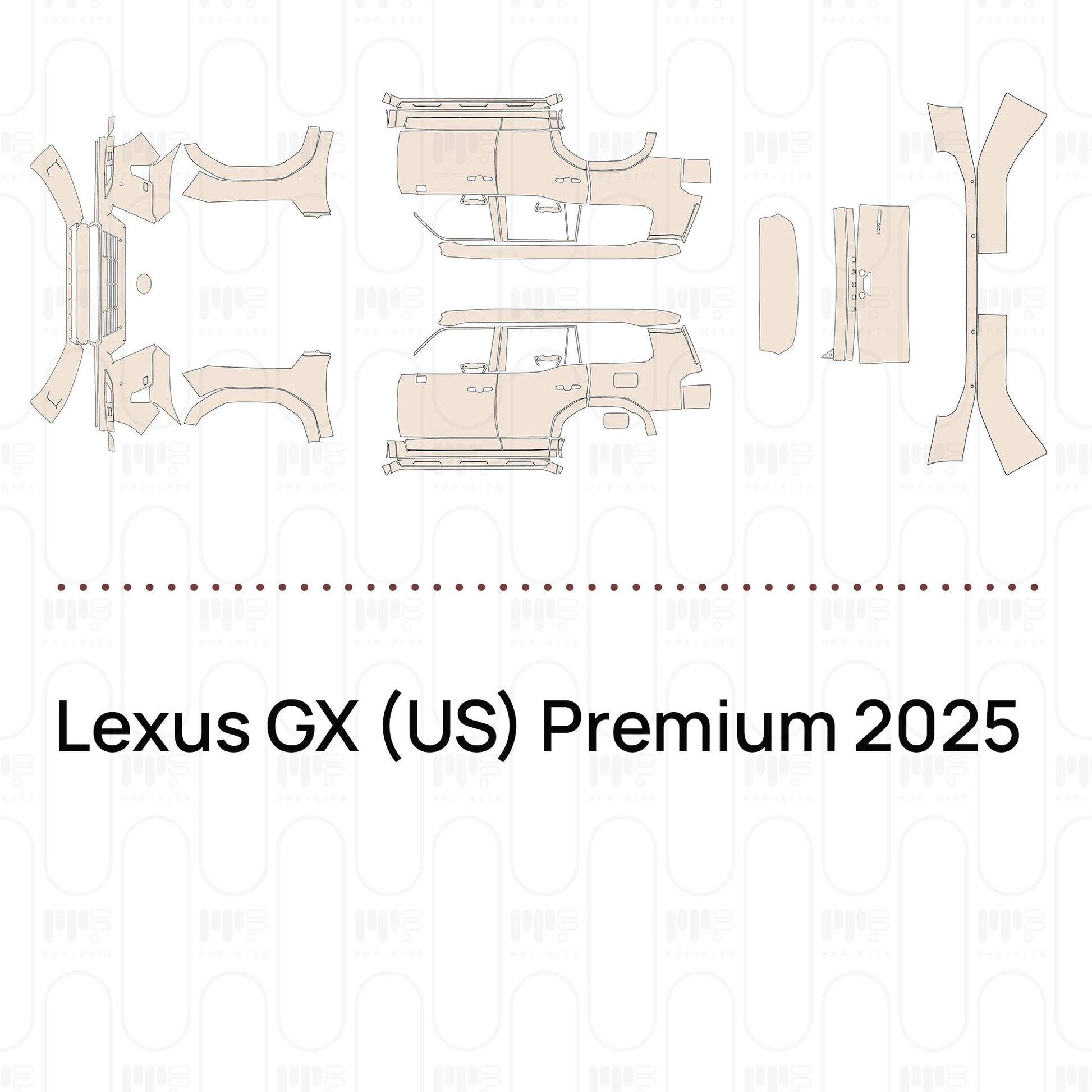 Pre-CutPPFLexusGX(US)Premium2025