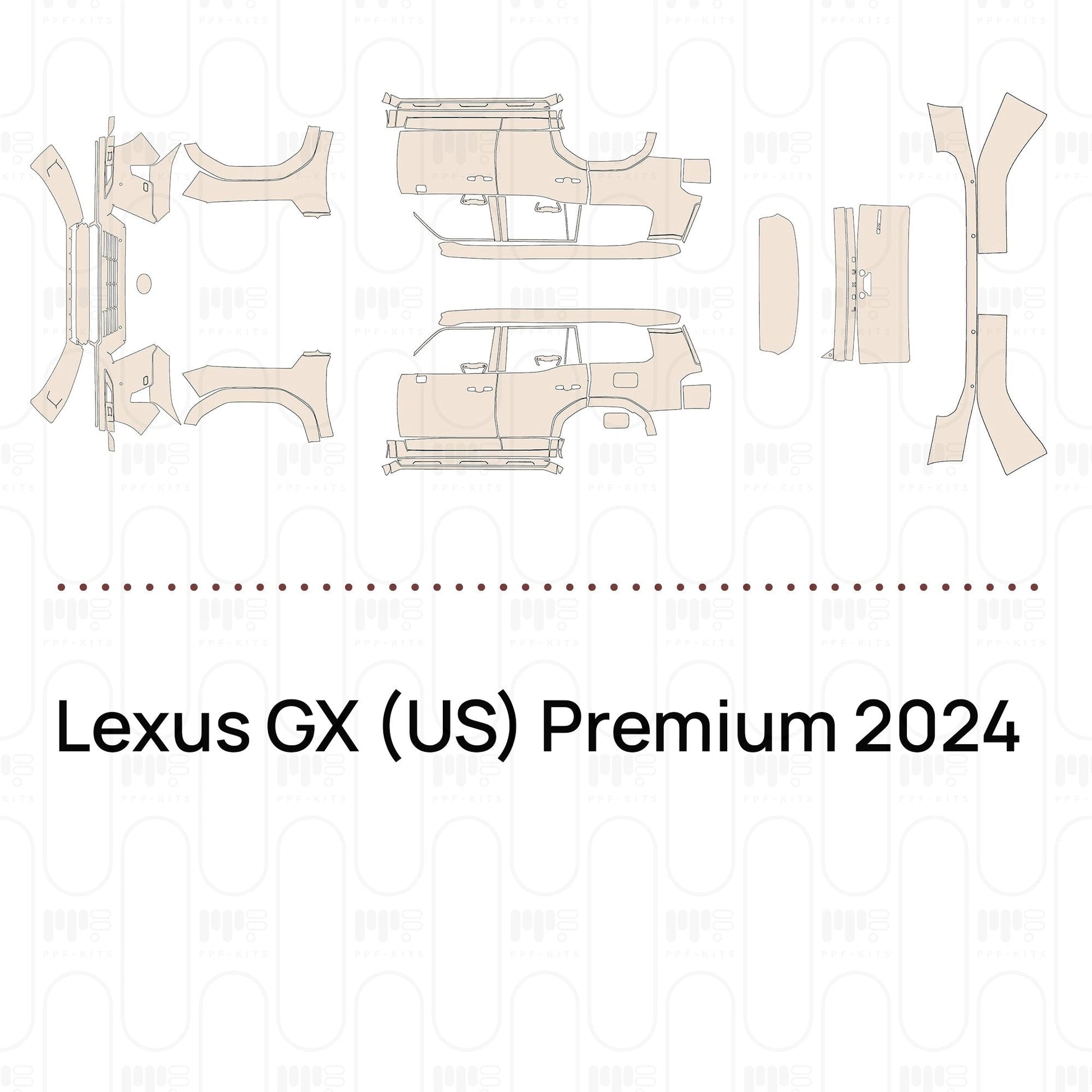 Pre-CutPPFLexusGX(US)Premium2024