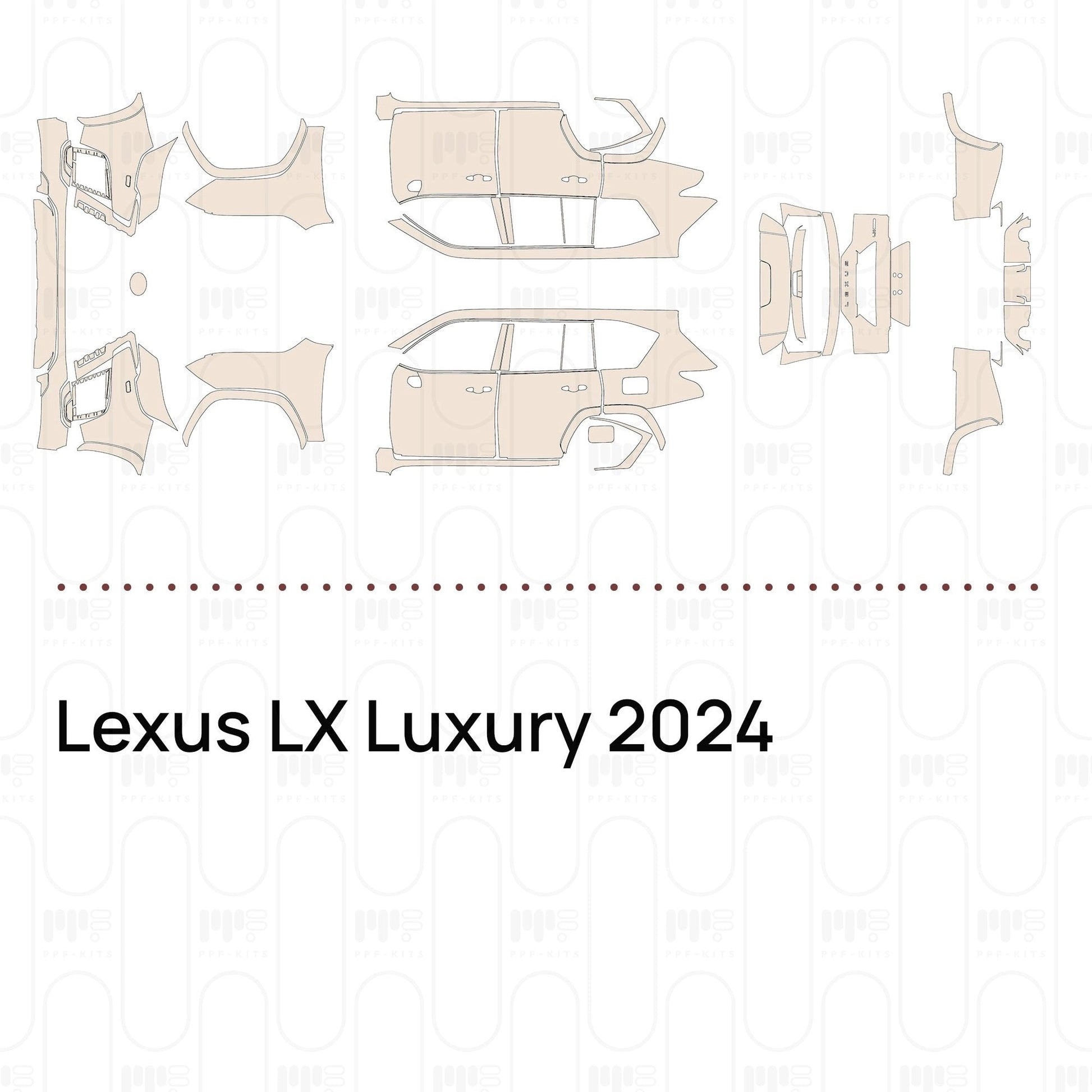 Pre-CutPPFLexusLXLuxury2024