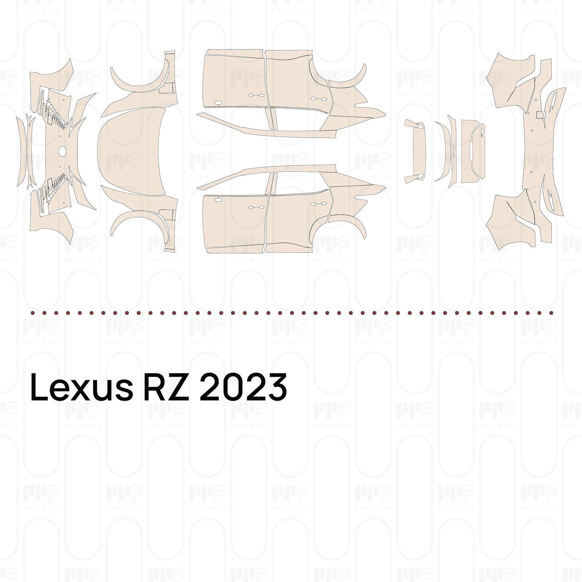 Pre-CutPPFLexusRZ2023