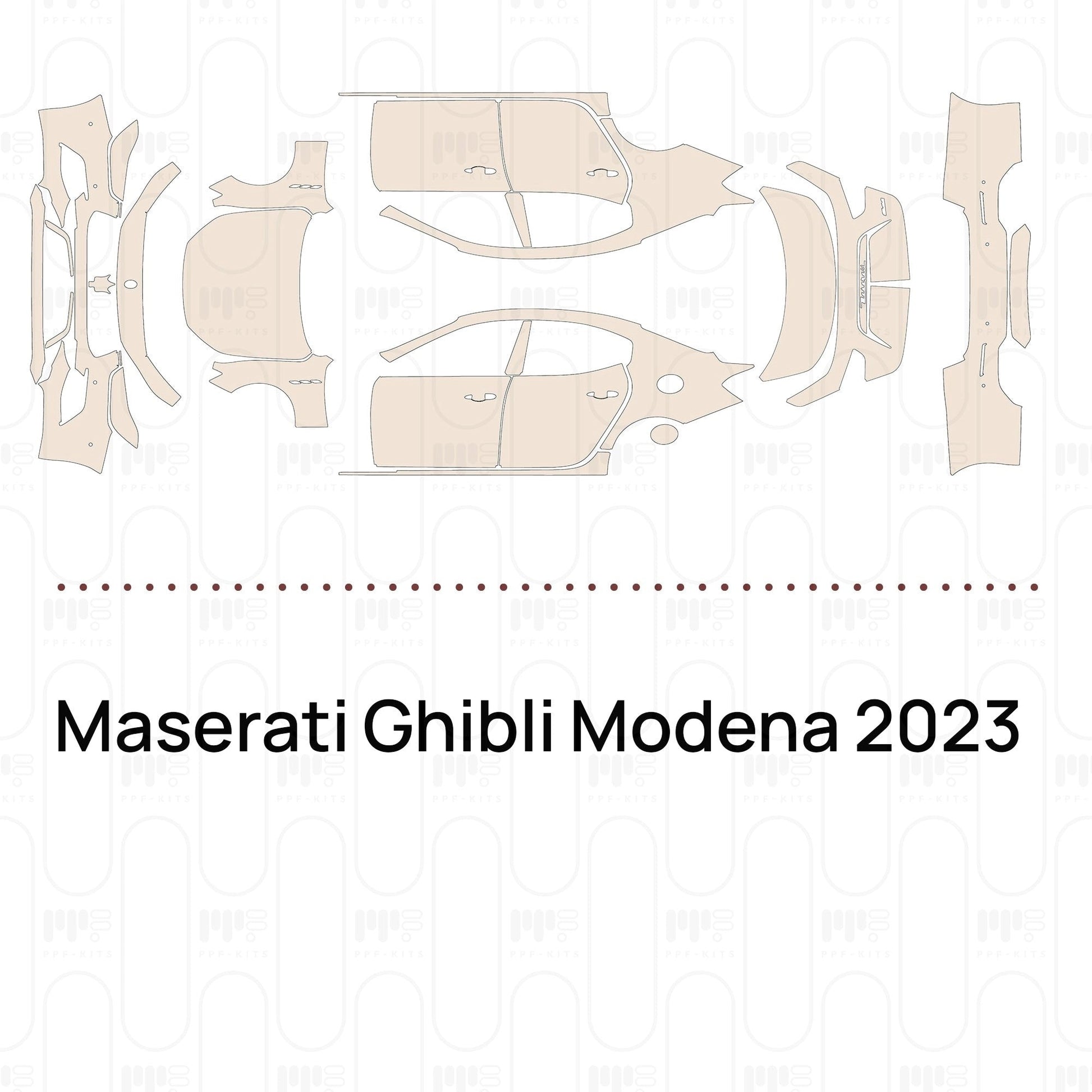 Pre-CutPPFMaseratiGhibliModena2023