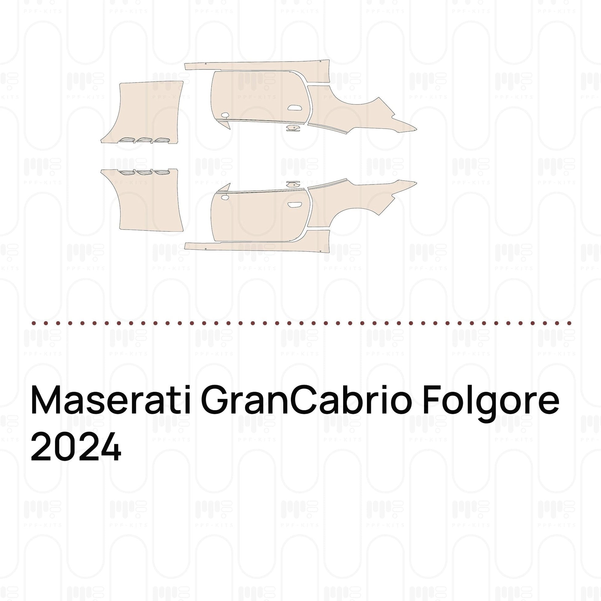 Pre-CutPPFMaseratiGranCabrioFolgore2024