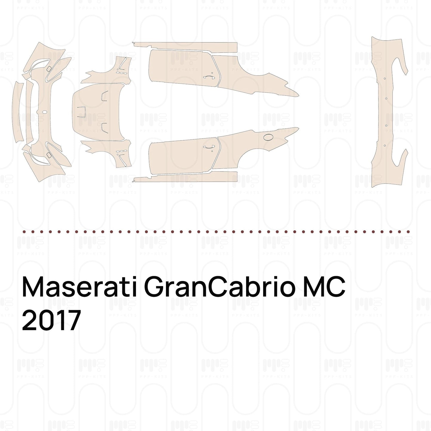 Pre-CutPPFMaseratiGranCabrioMC2017