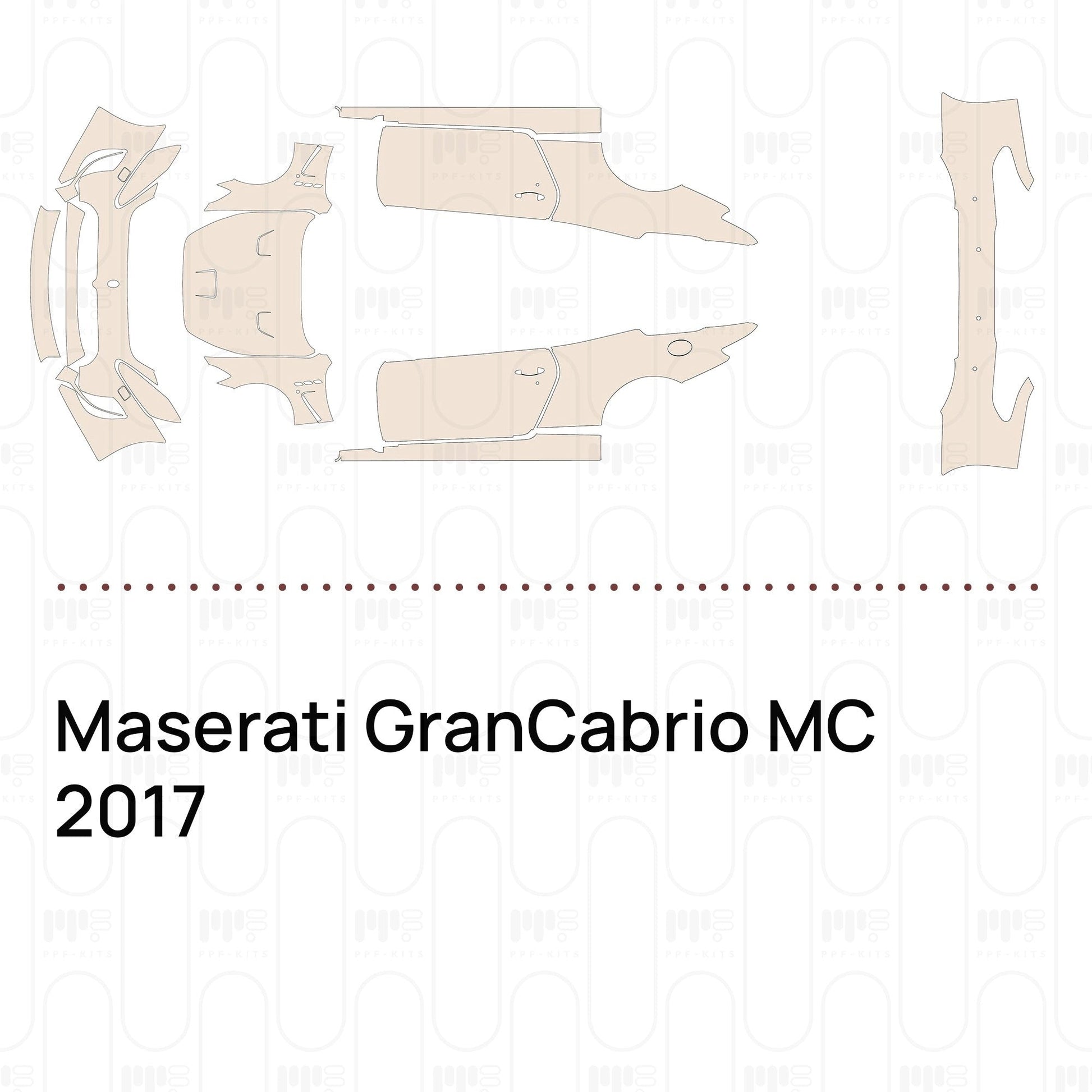 Pre-CutPPFMaseratiGranCabrioMC2017