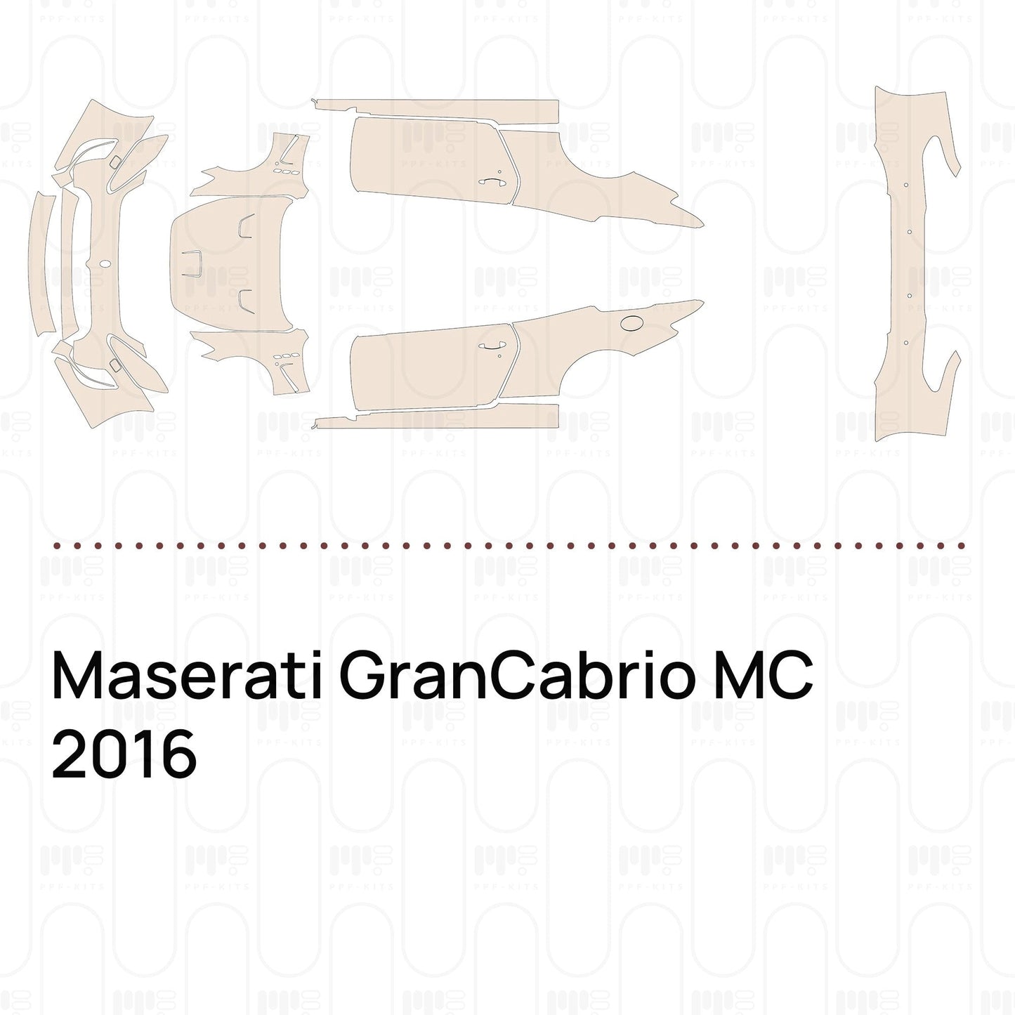 Pre-CutPPFMaseratiGranCabrioMC2016