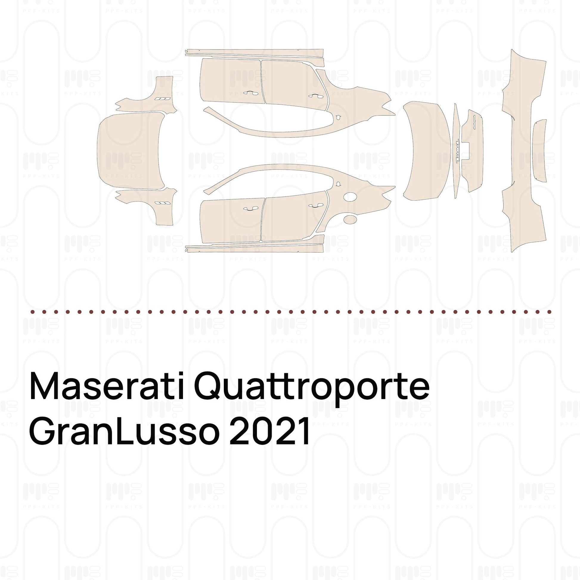 Pre-CutPPFMaseratiQuattroporteGranLusso2021
