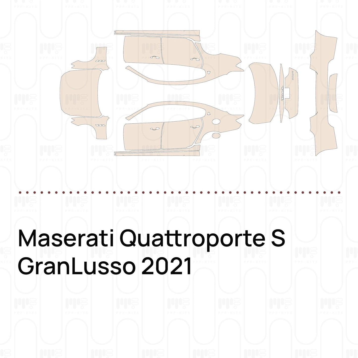 Pre-CutPPFMaseratiQuattroporteSGranLusso2021