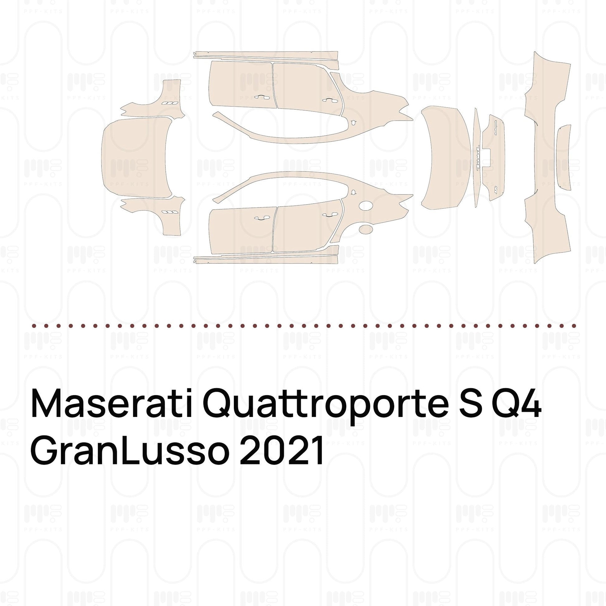 Pre-CutPPFMaseratiQuattroporteSQ4GranLusso2021