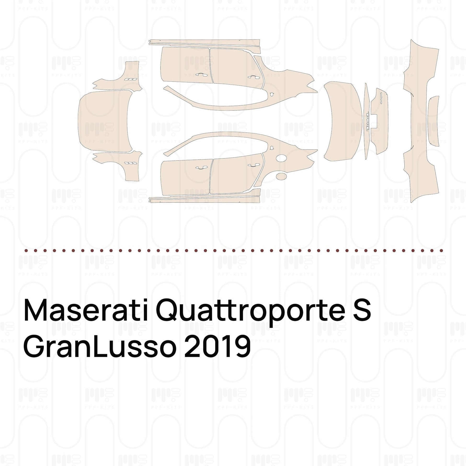Pre-CutPPFMaseratiQuattroporteSGranLusso2019