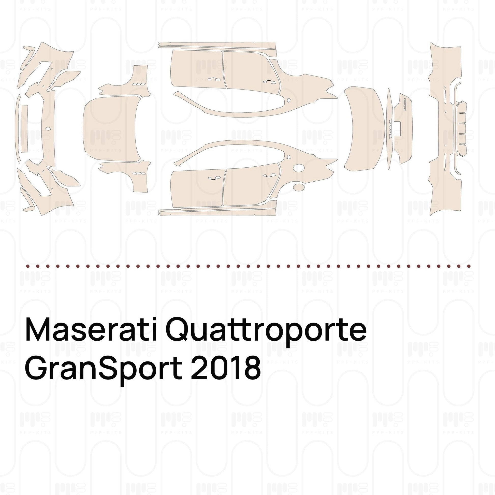 Pre-CutPPFMaseratiQuattroporteGranSport2018