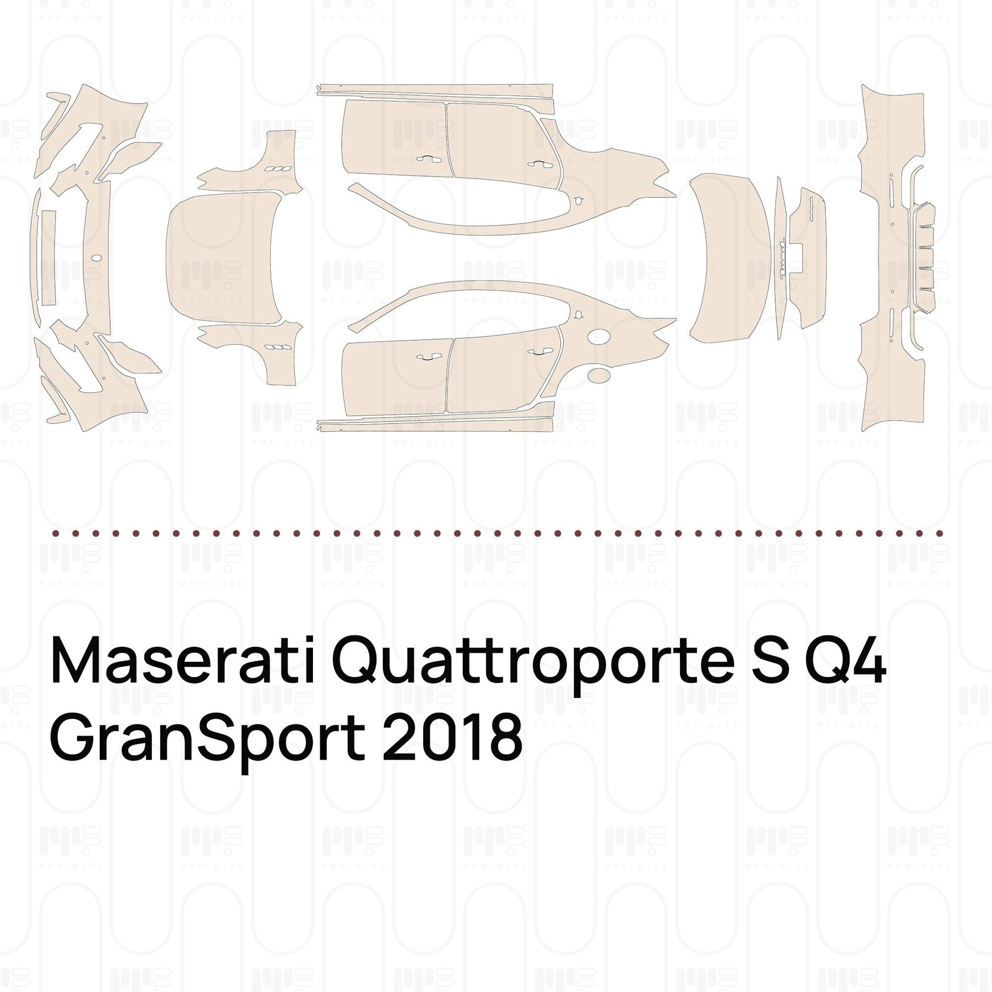 Pre-CutPPFMaseratiQuattroporteSQ4GranSport2018