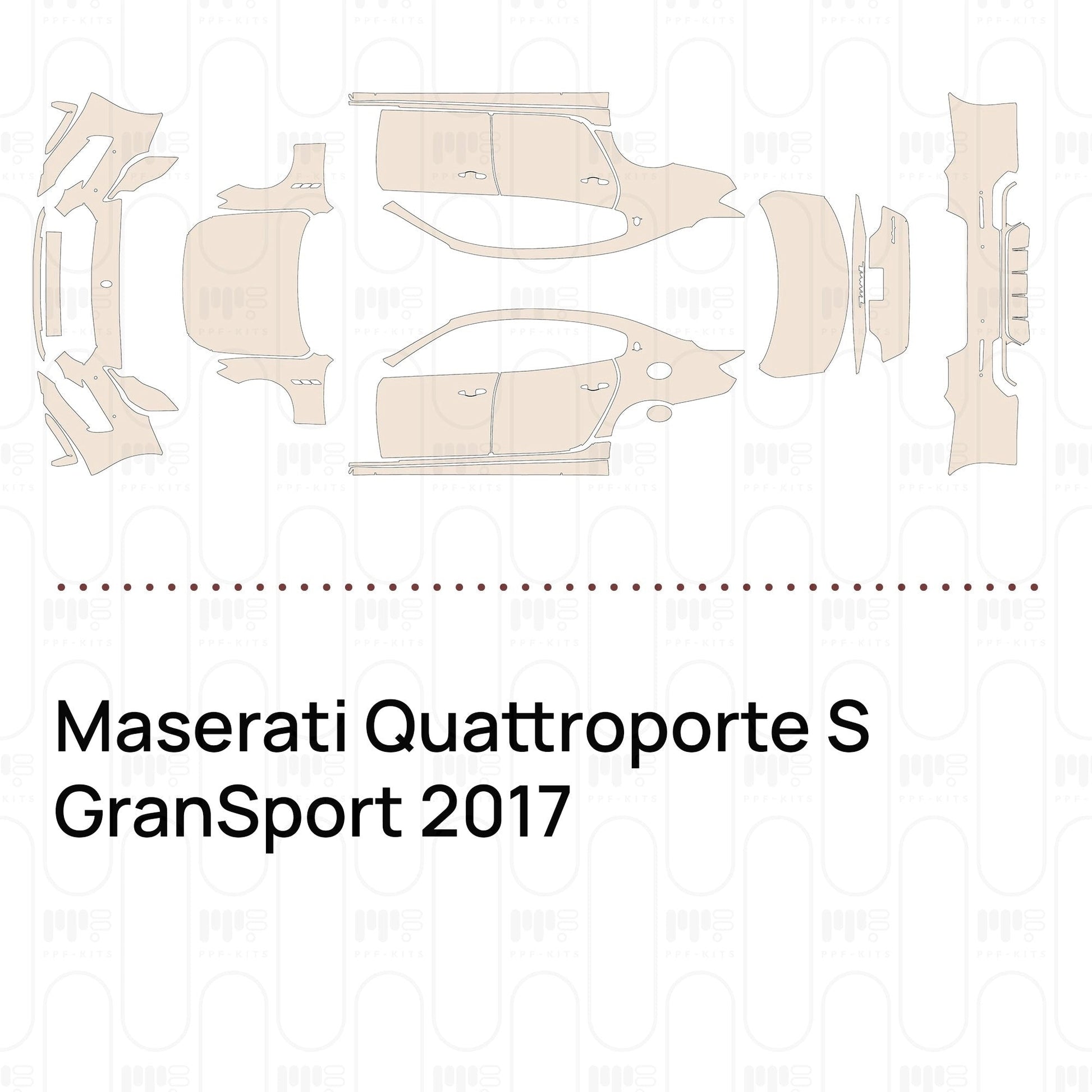 Pre-CutPPFMaseratiQuattroporteSGranSport2017