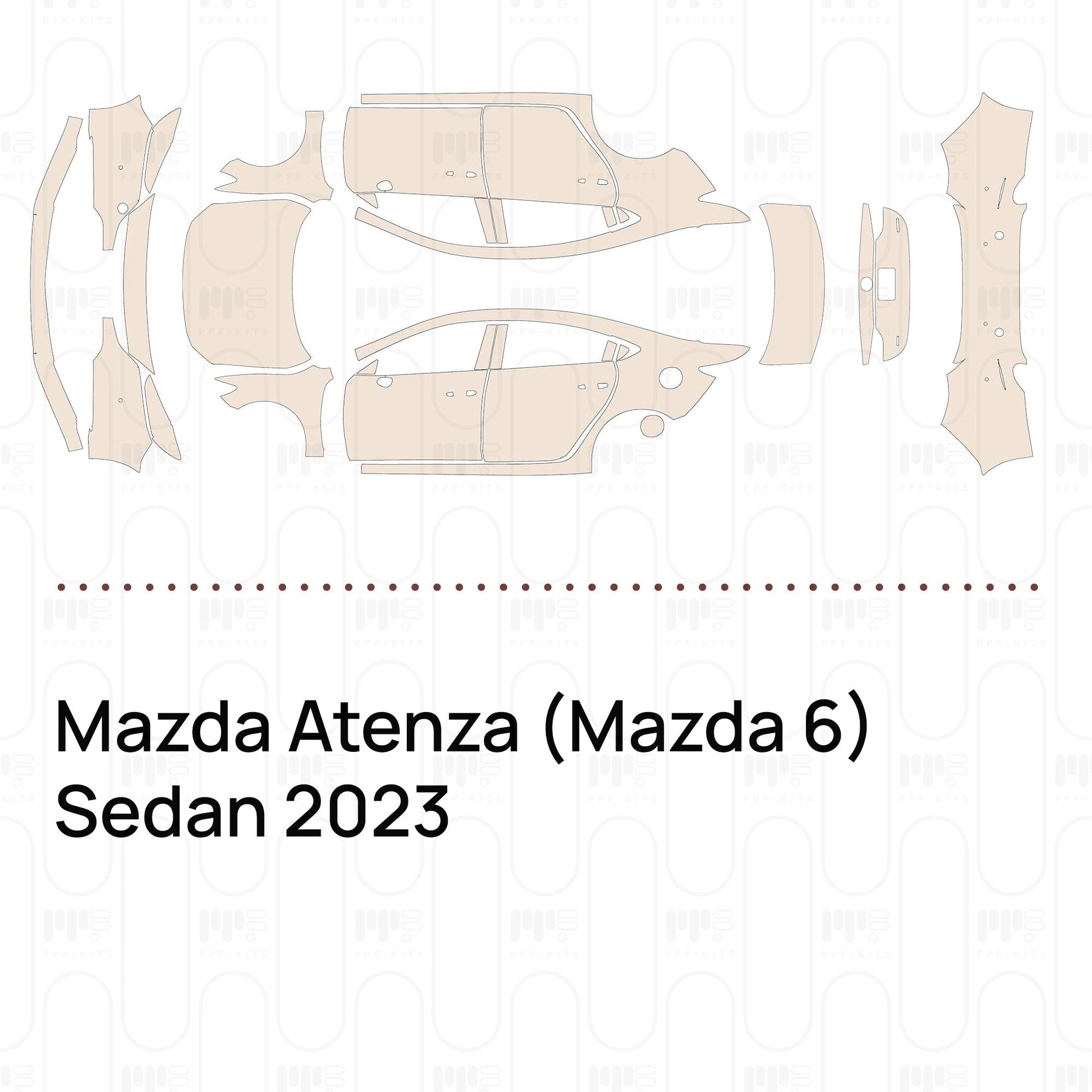 Pre-CutPPFMazdaAtenza(Mazda6)Sedan2023