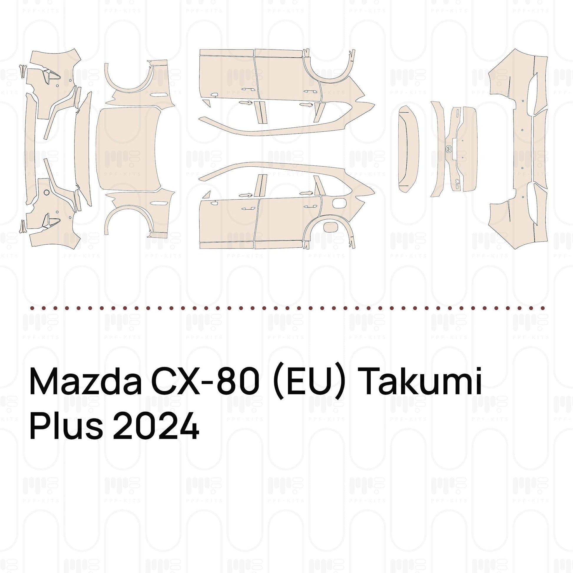 Pre-CutPPFMazdaCX-80(EU)TakumiPlus2024
