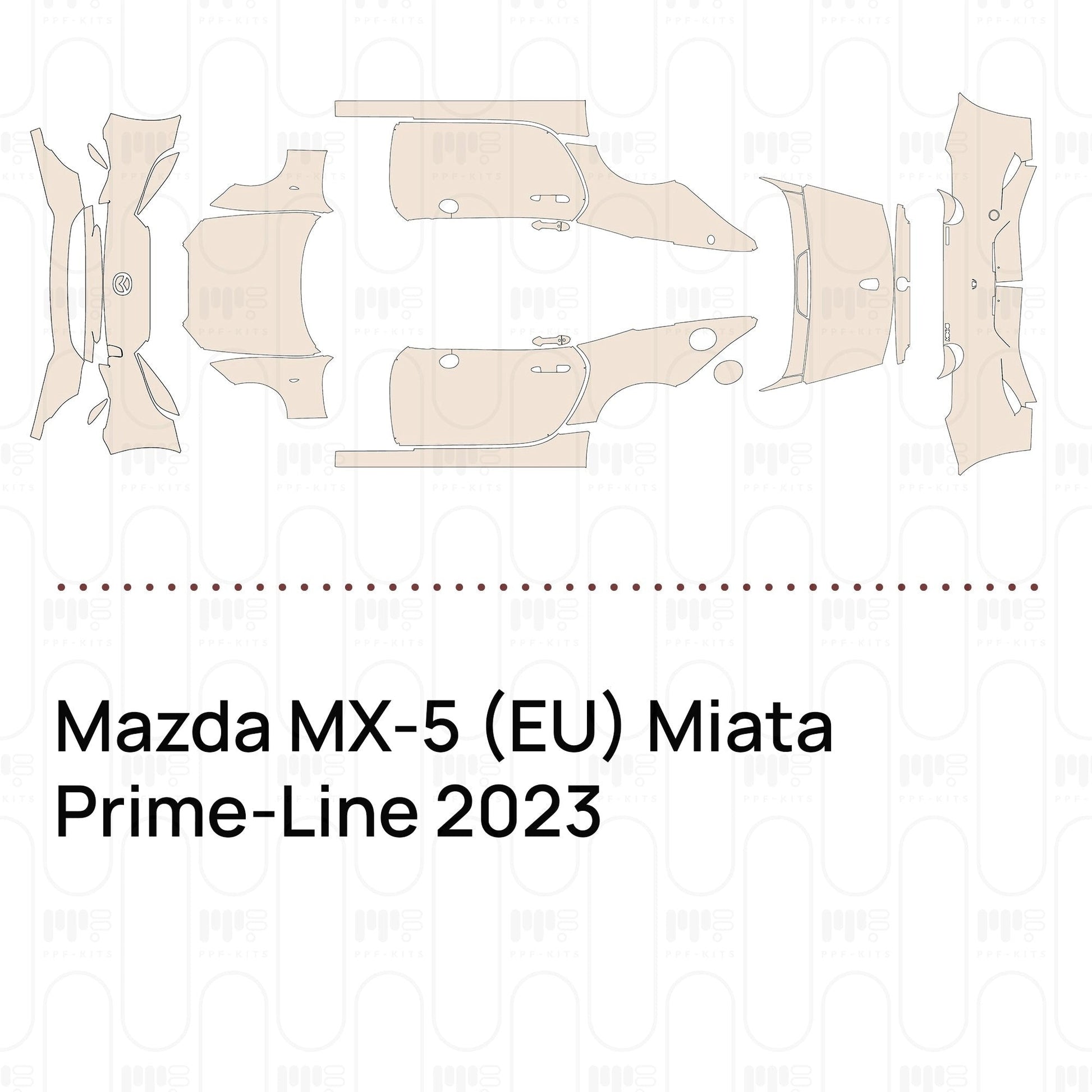 Pre-CutPPFMazdaMX-5(EU)MiataPrime-Line2023