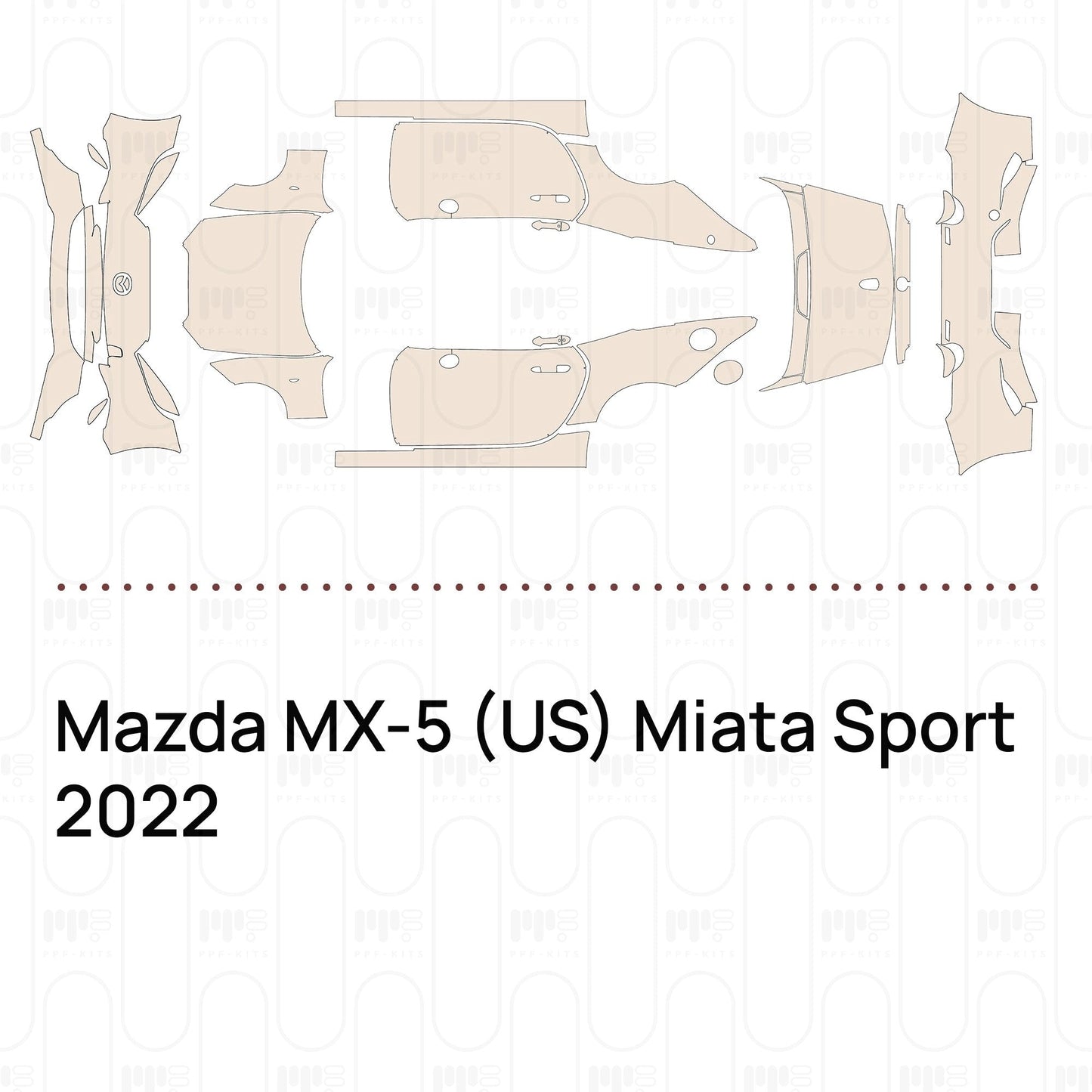 Pre-CutPPFMazdaMX-5(US)MiataSport2022