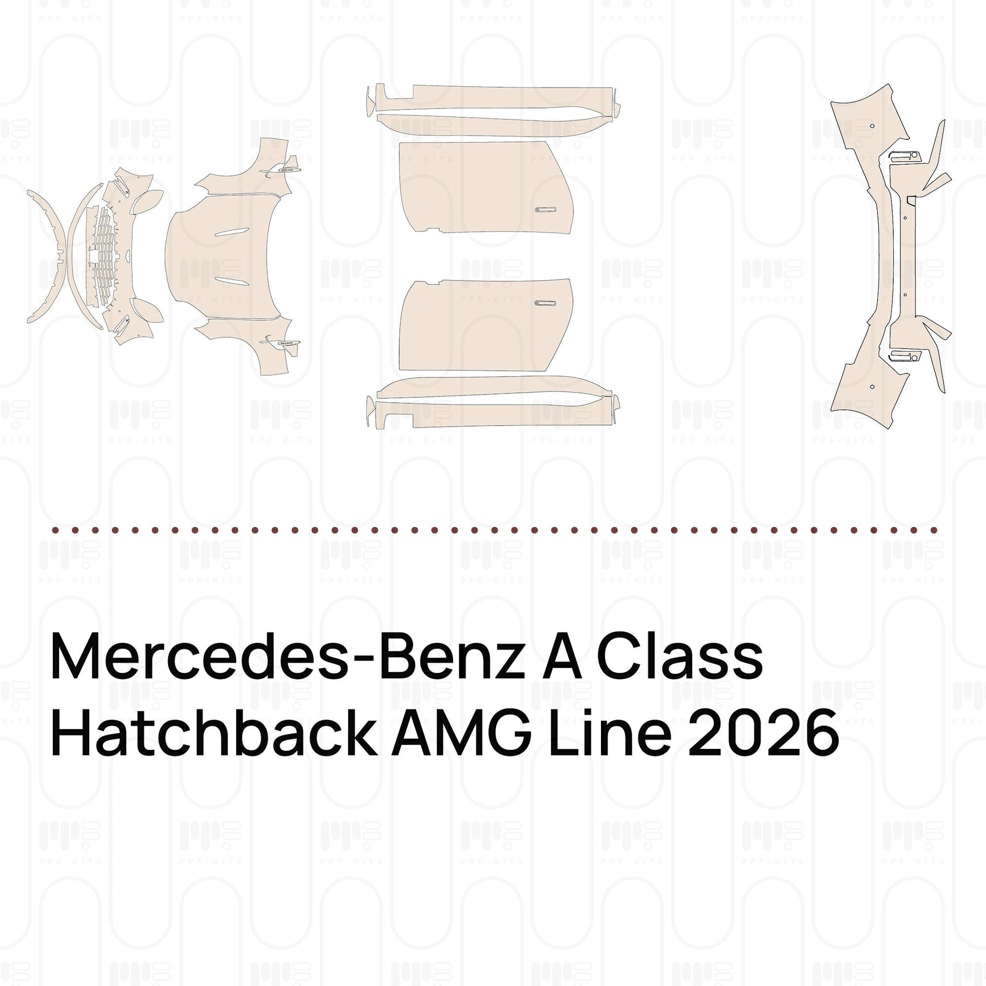 Pre-CutPPFMercedes-BenzAClassHatchbackAMGLine2026